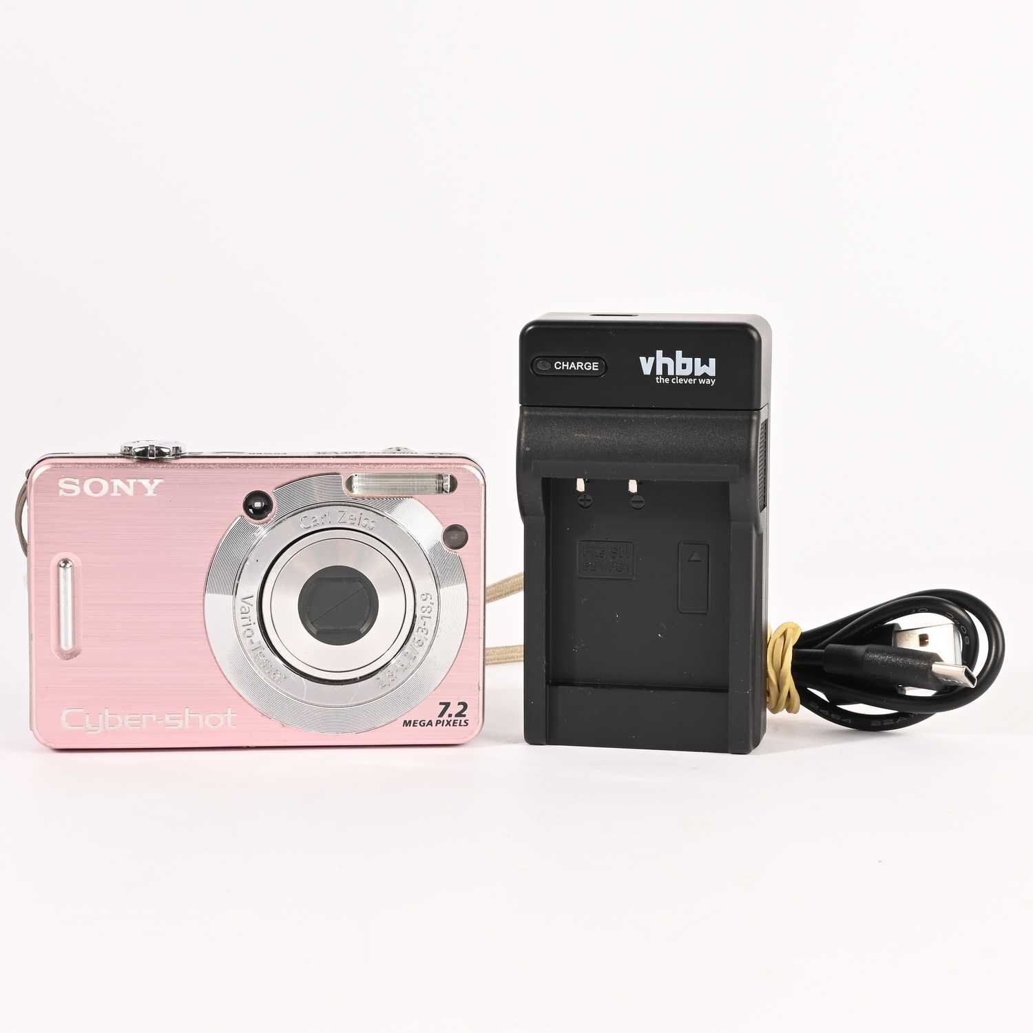 Sony Cybershot DSC-W55 Digitalkamera 7.2 MP rosa