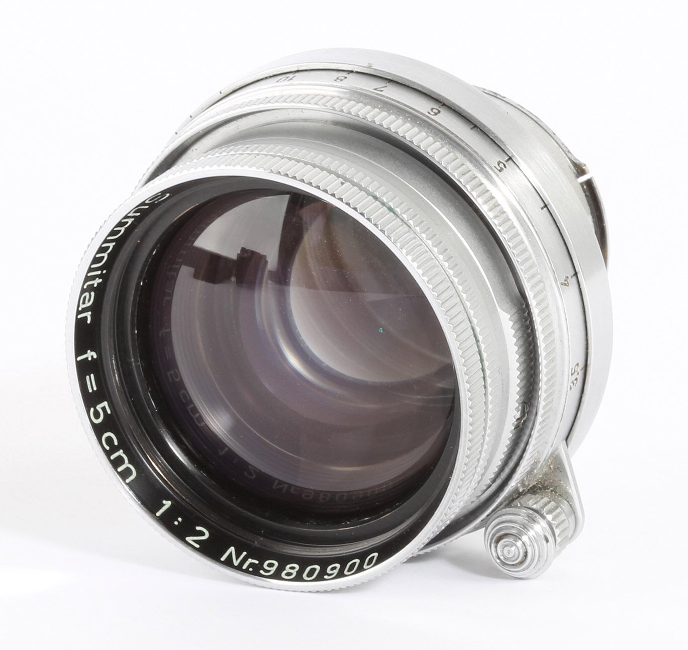 Leitz Wetzlar Leica IIIf red scale Summitar 5mm 2,0