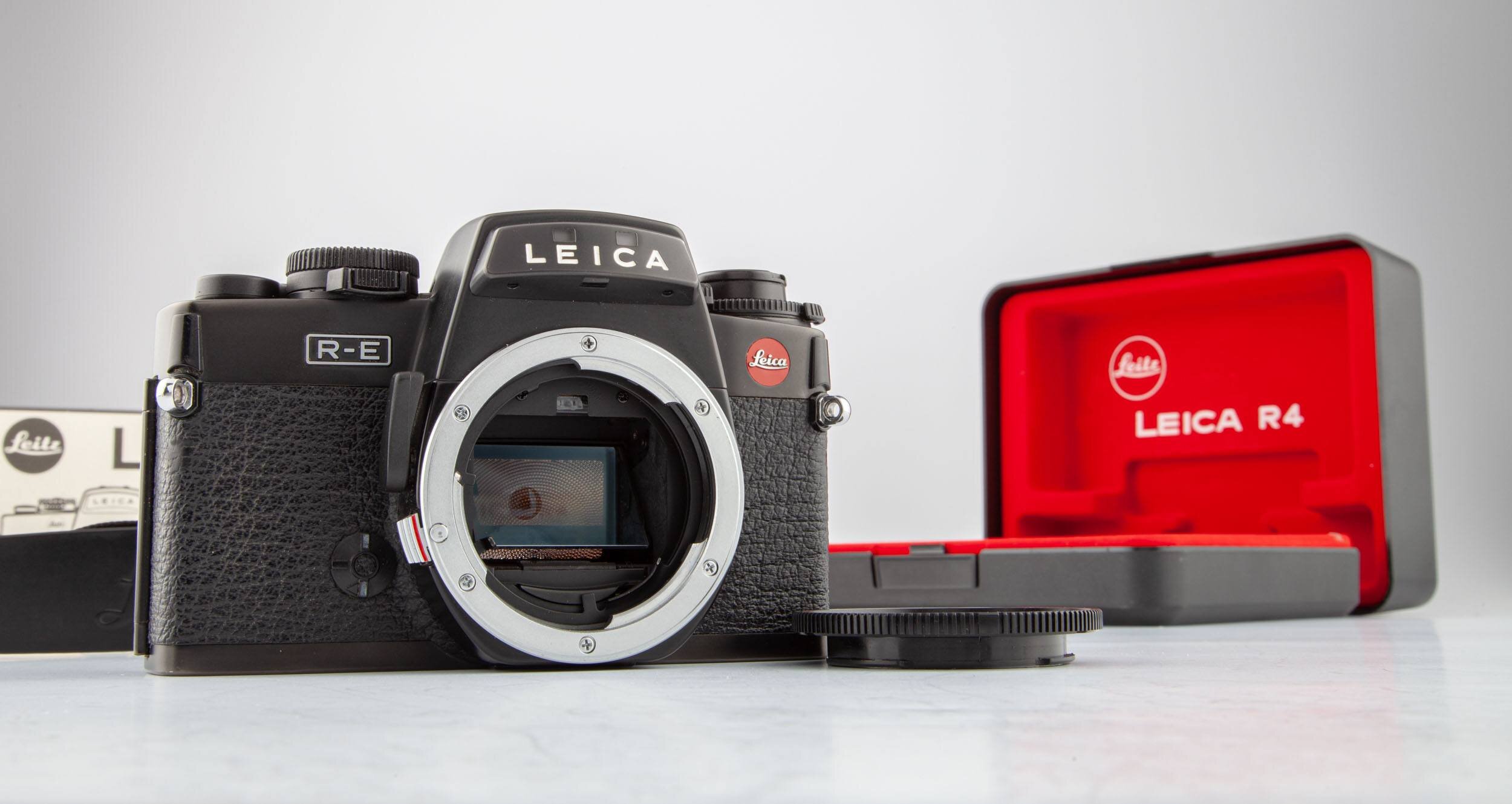 Leica R-E body schwarz OVP