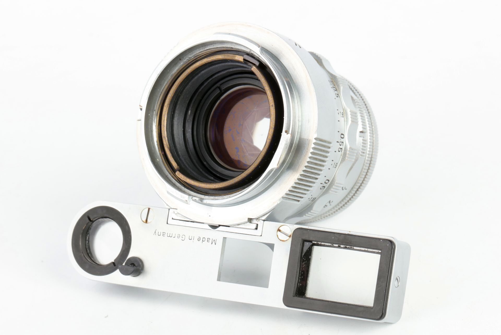 Leica M Summicron-M 2/50mm mit Brille chrom dual range 11918
