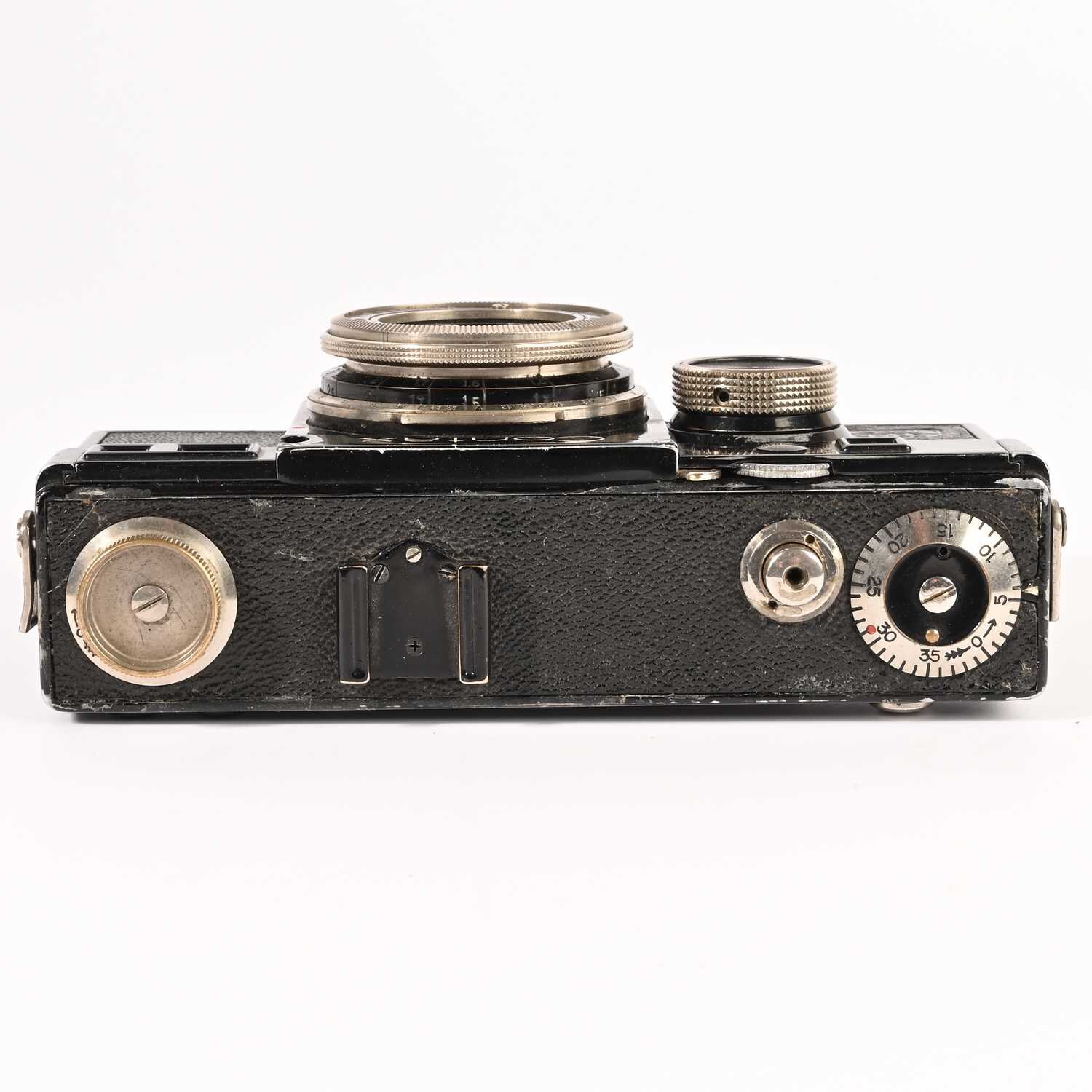 Zeiss Ikon Contax I black film camera . Zeiss Jena Tessar 2,8/5cm