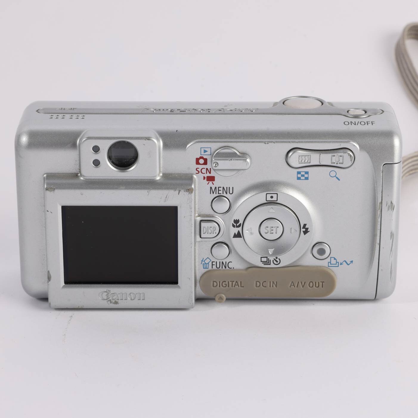 Canon PowerShort A400 Silver Chrome 3.2MP Digital Camera