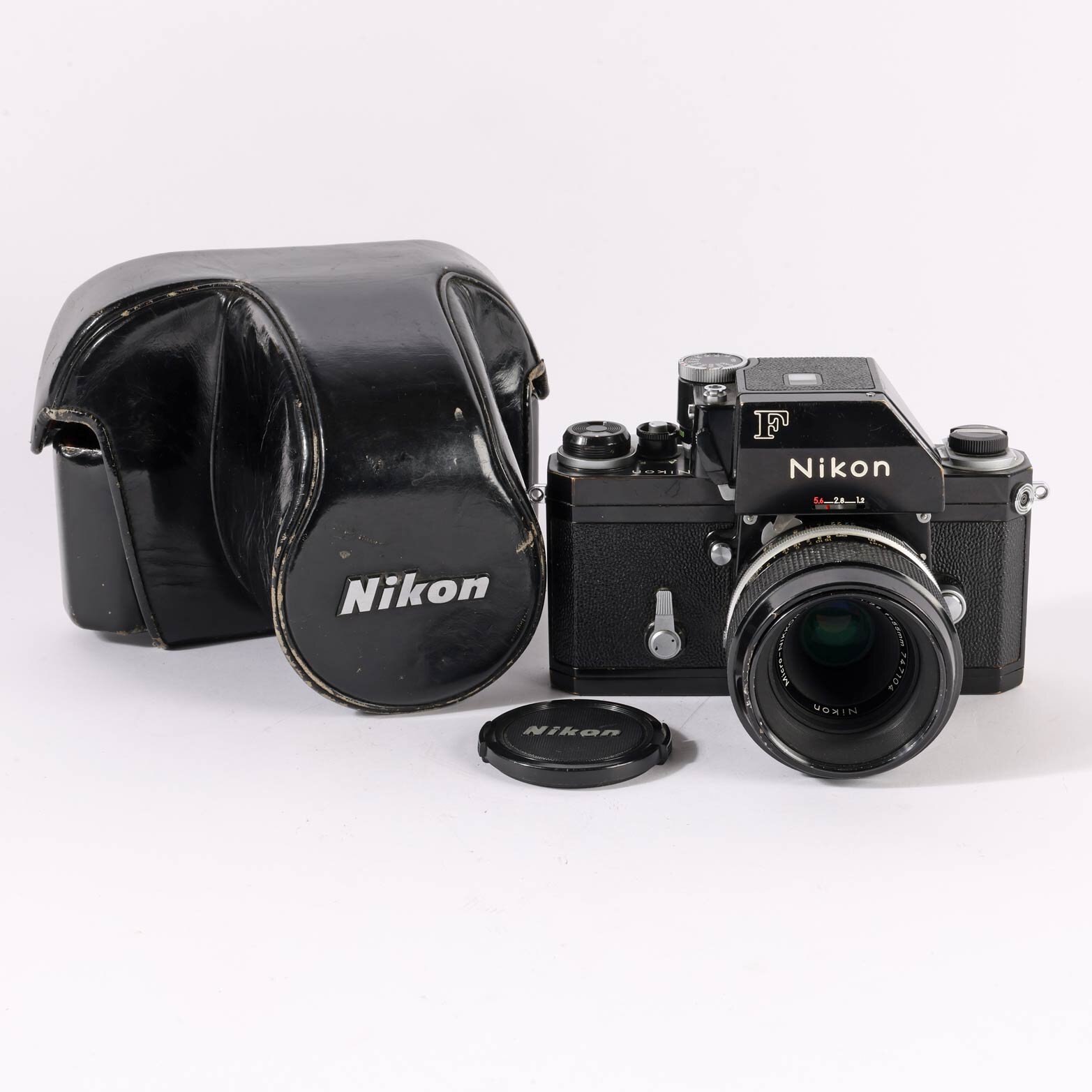 Nikon F Gehäuse black Photomic Micro-Nikkor P C3,5/55