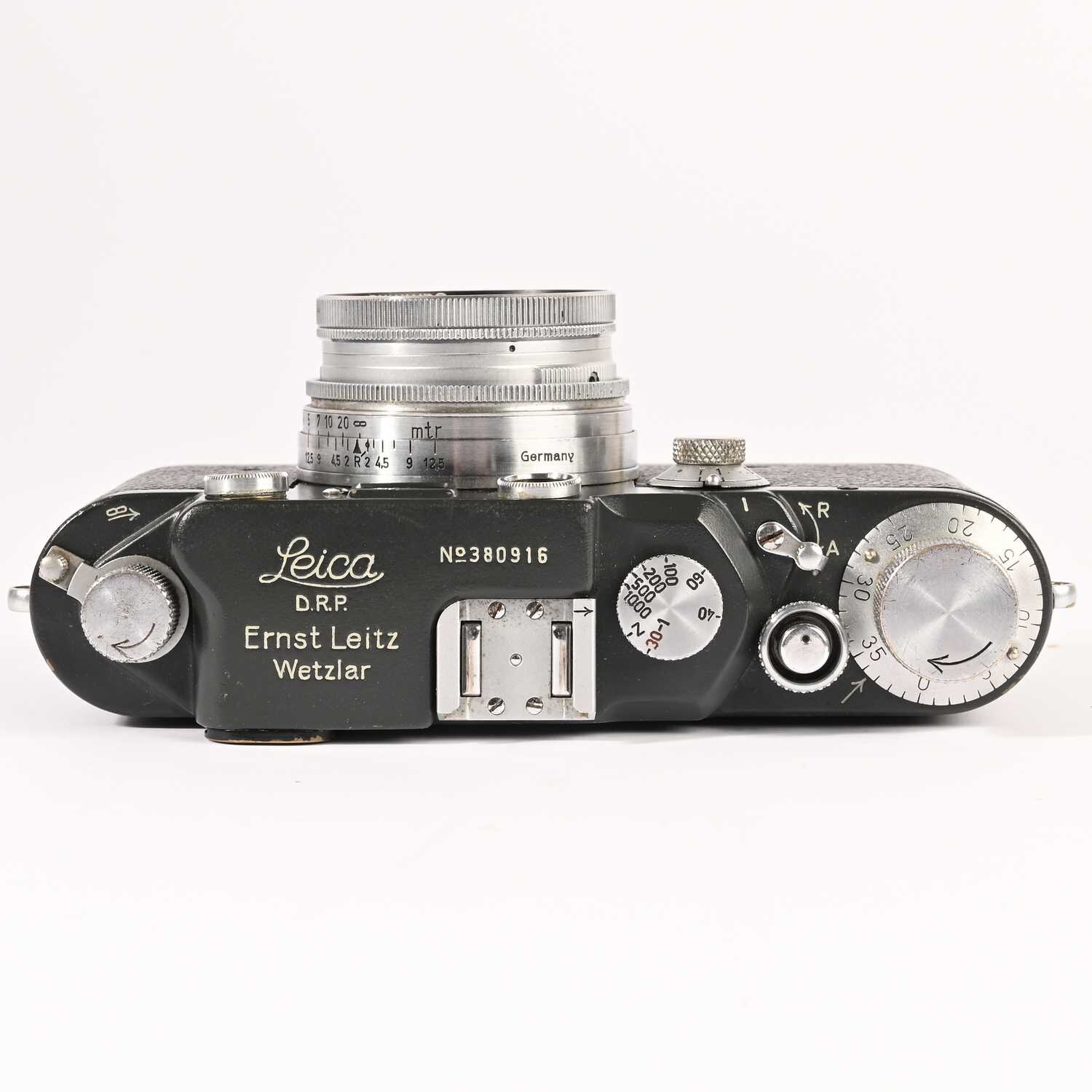 Leitz Leica IIIC gray No 380916 Summitar 2/5cm Wartime1941 original