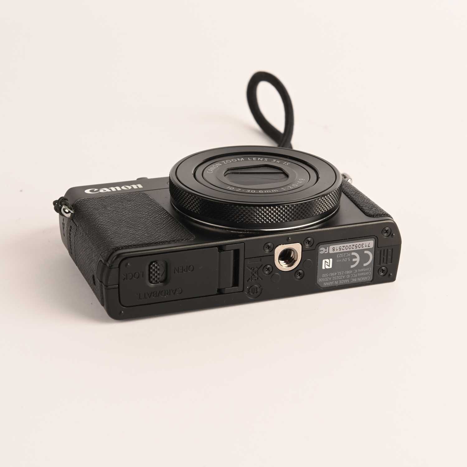 Canon PowerShot G9 X Mark II schwarz Kompakt Digitalkamera 20.1MP Wi-Fi