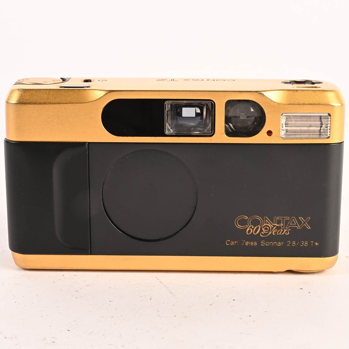 Contax T2 60 Jahre Gold Limited Edition Carl Zeiss Sonnar 2,8/38 mm OVP