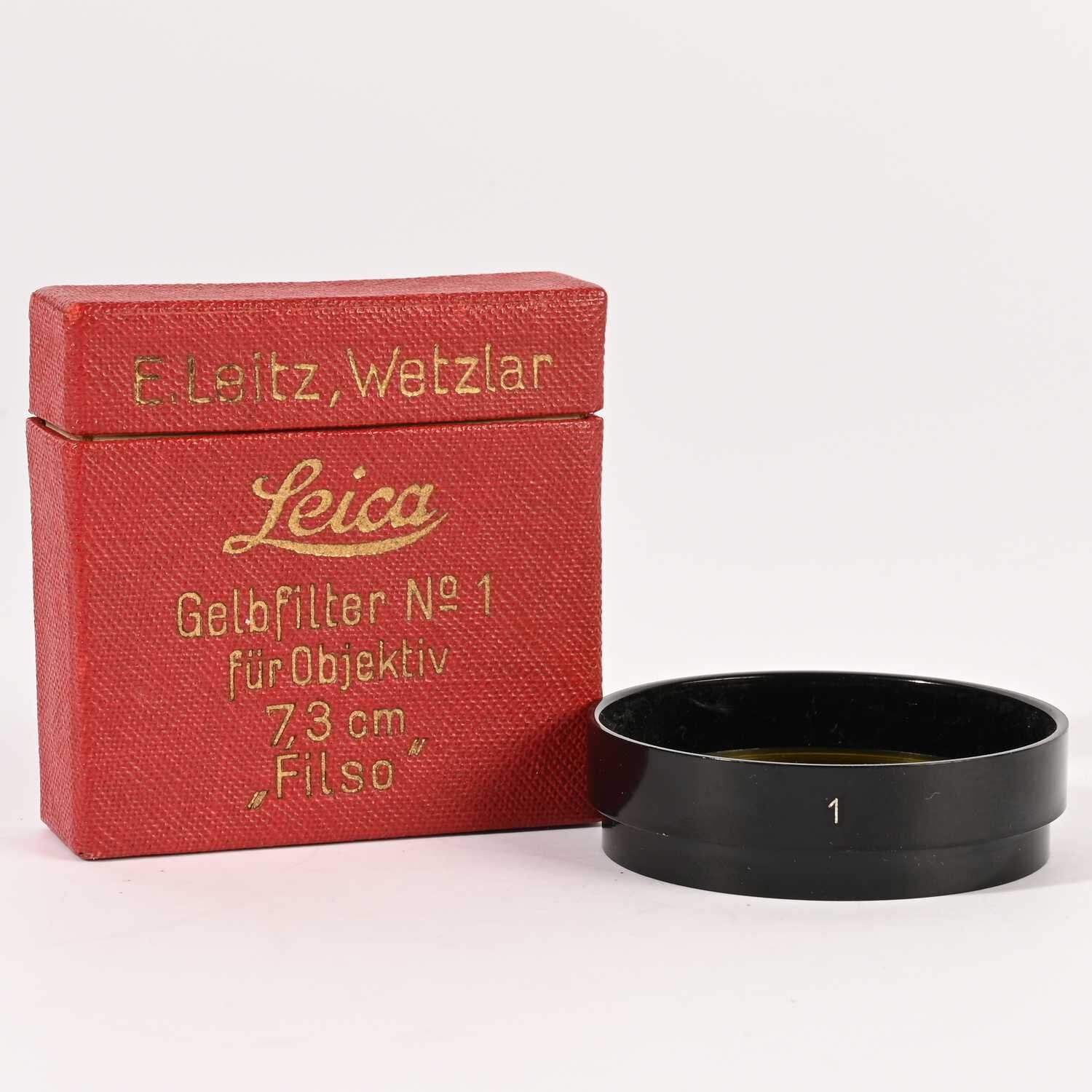 Leitz Leica Gelbfilter 7,3 Hecktor "Filso" very rare