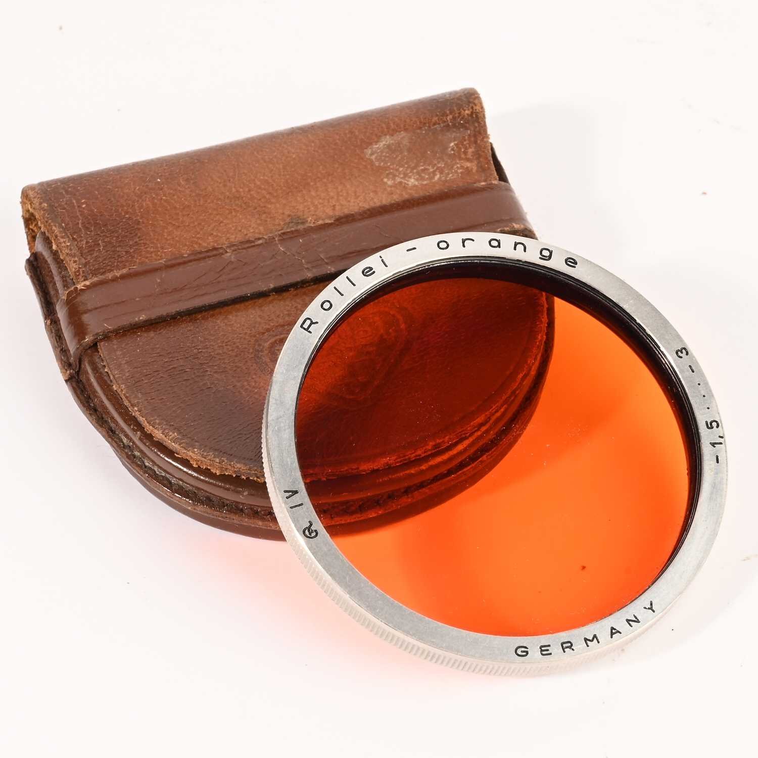 Rollei Rolleiflex Filter Orange Bajonett IV Wide Rolleiflex