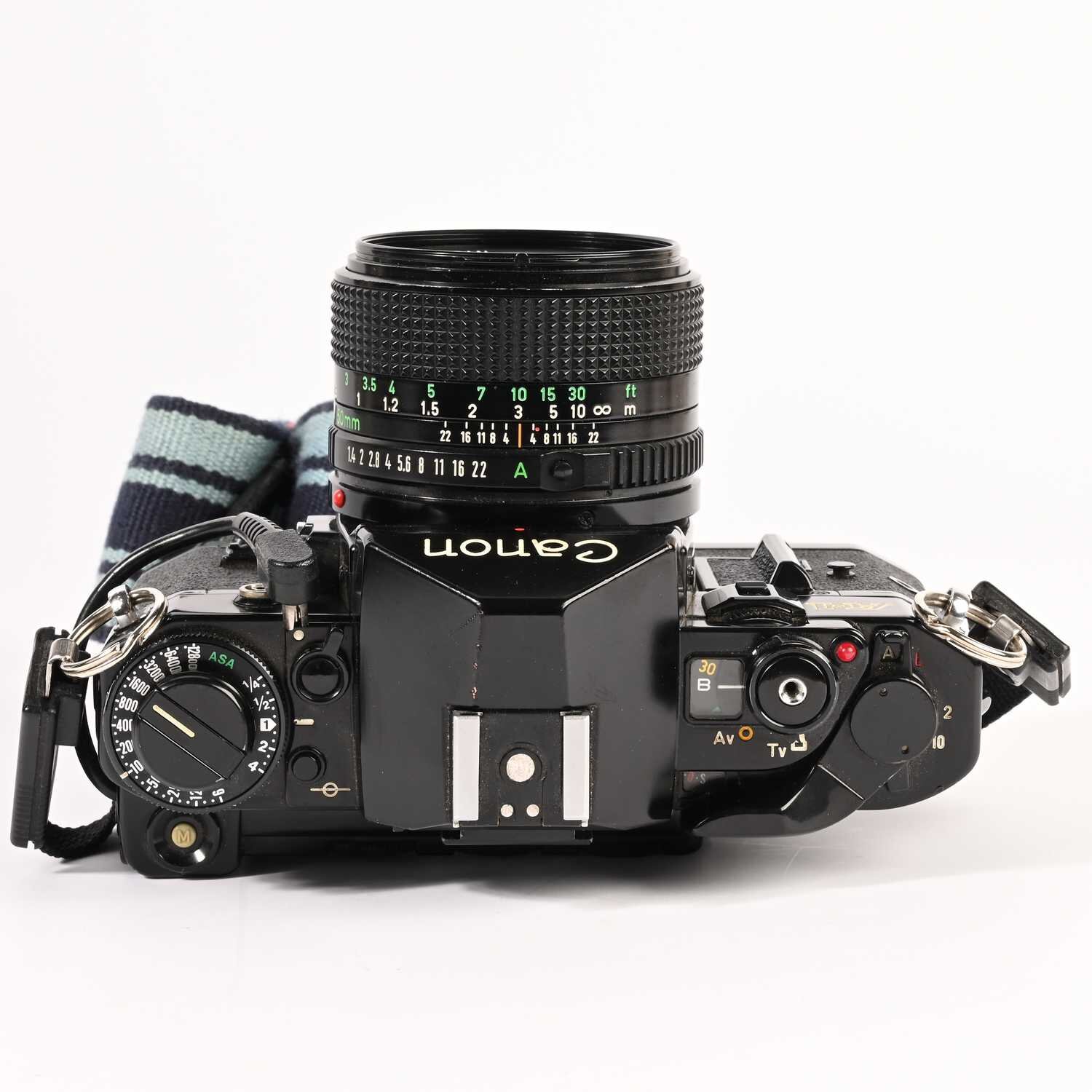 Canon A-1 Analoge Film Kamera SLR  FD 1.8/50mm