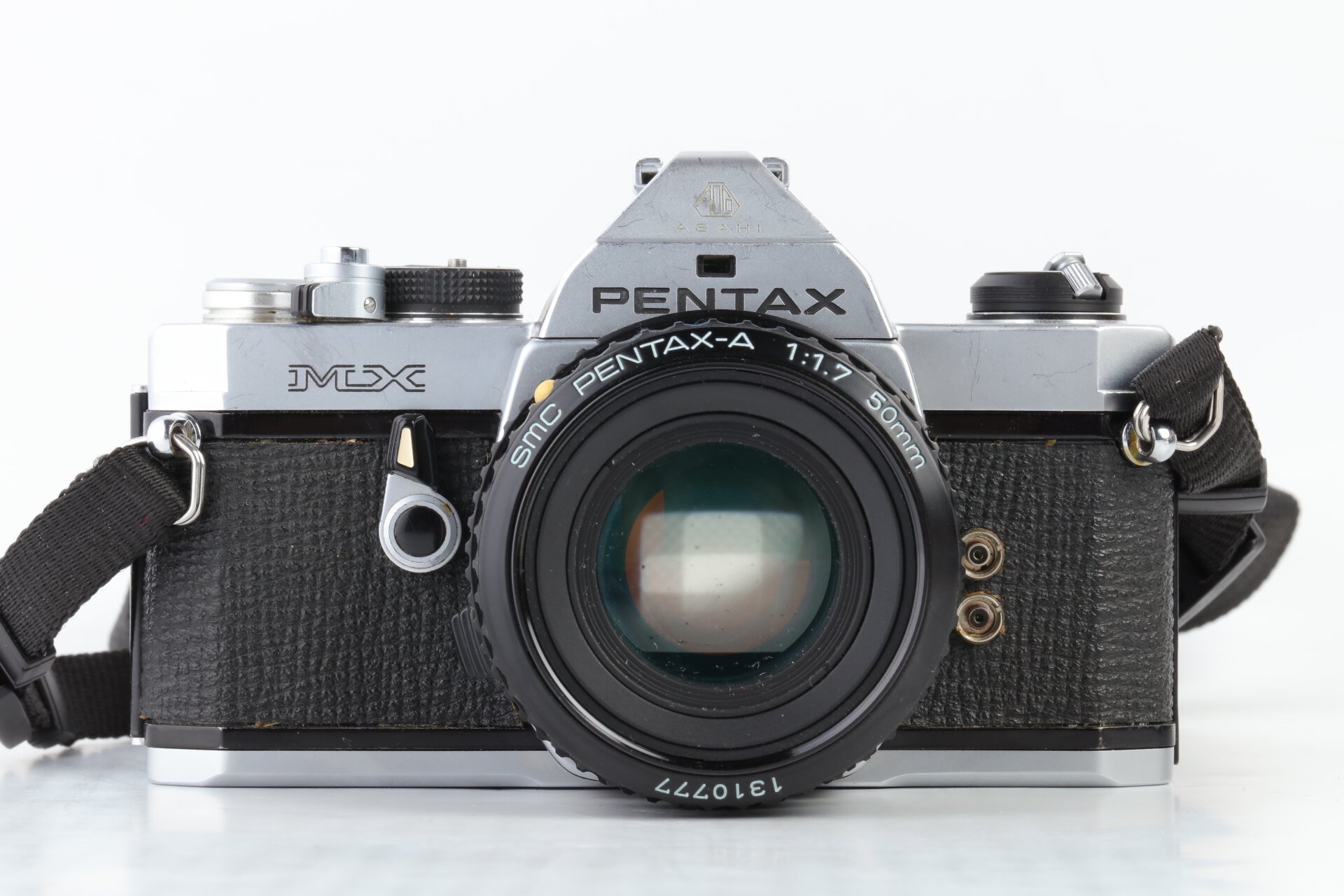 Pentax MX Gehäuse chrom + SMC Pentax-A 1,7/50mm
