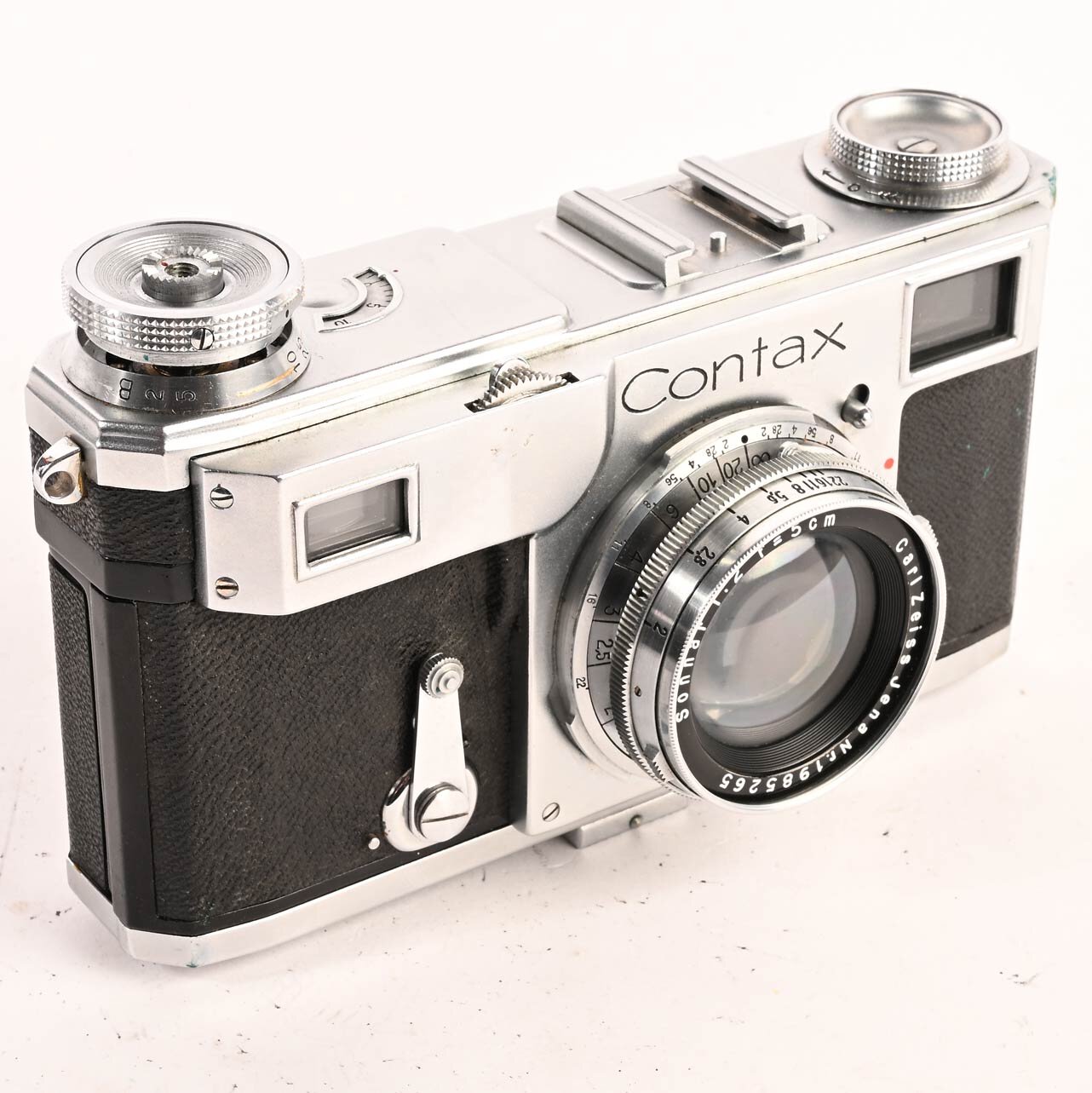 Carl Zeiss Jena Contax II Rangefinder Carl Zeiss Jena Sonnar 1:2/5 cm ohne Kameras Nummer