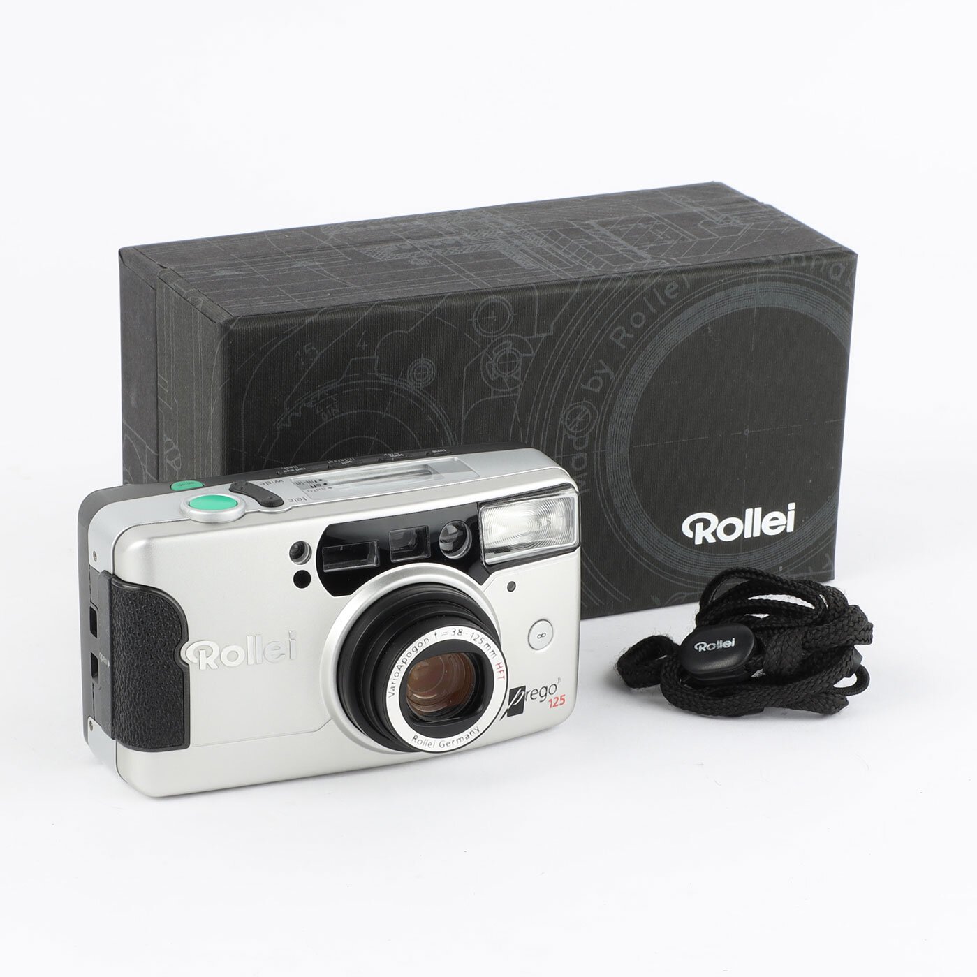 Rollei prego 125 VarioApogon 38-125mm HFT 35mm Point an Shoot Kamera originalverpackt