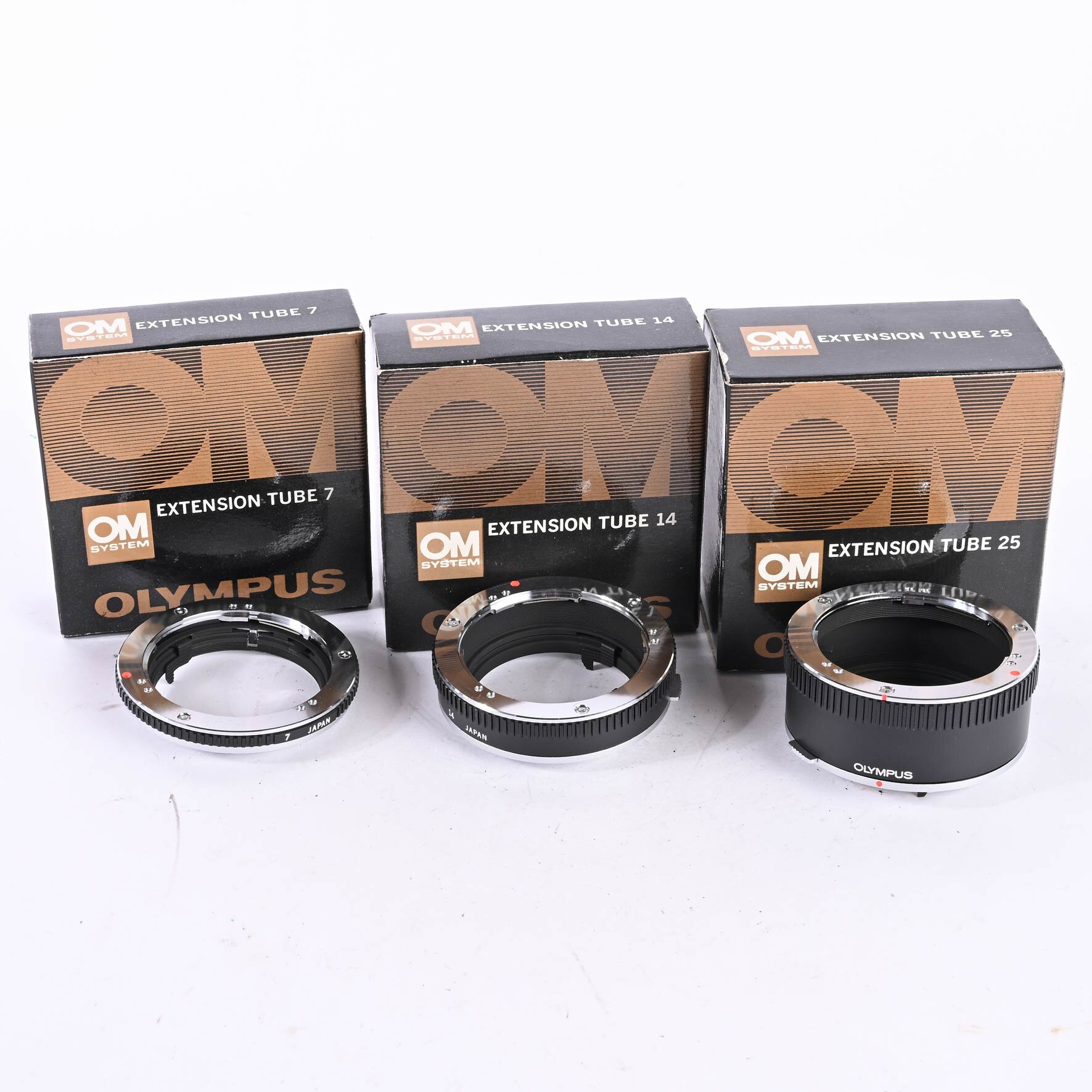 Olympus Extension Tube 25 14 7 Zwischenringe Extension Ring set
