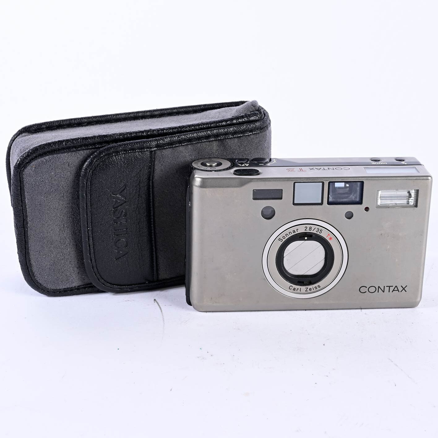 Contax T3 Sonnar 2,8/35 T* Titanium Silver analoge Kompaktkamera 35 mm