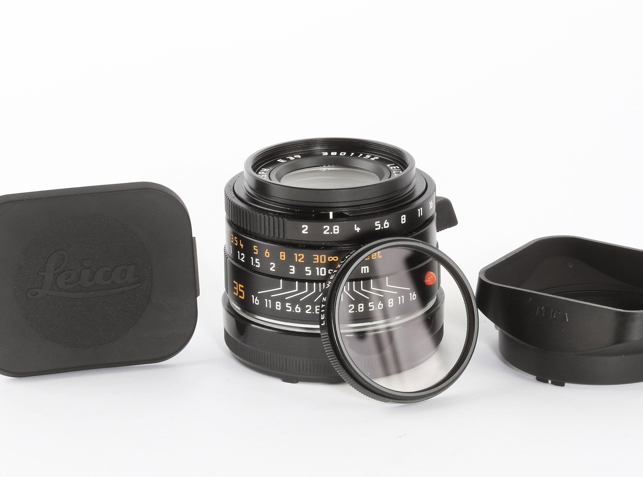 LEICA SUMMICRON-M 2/35mm ASPH., schwarz eloxiert