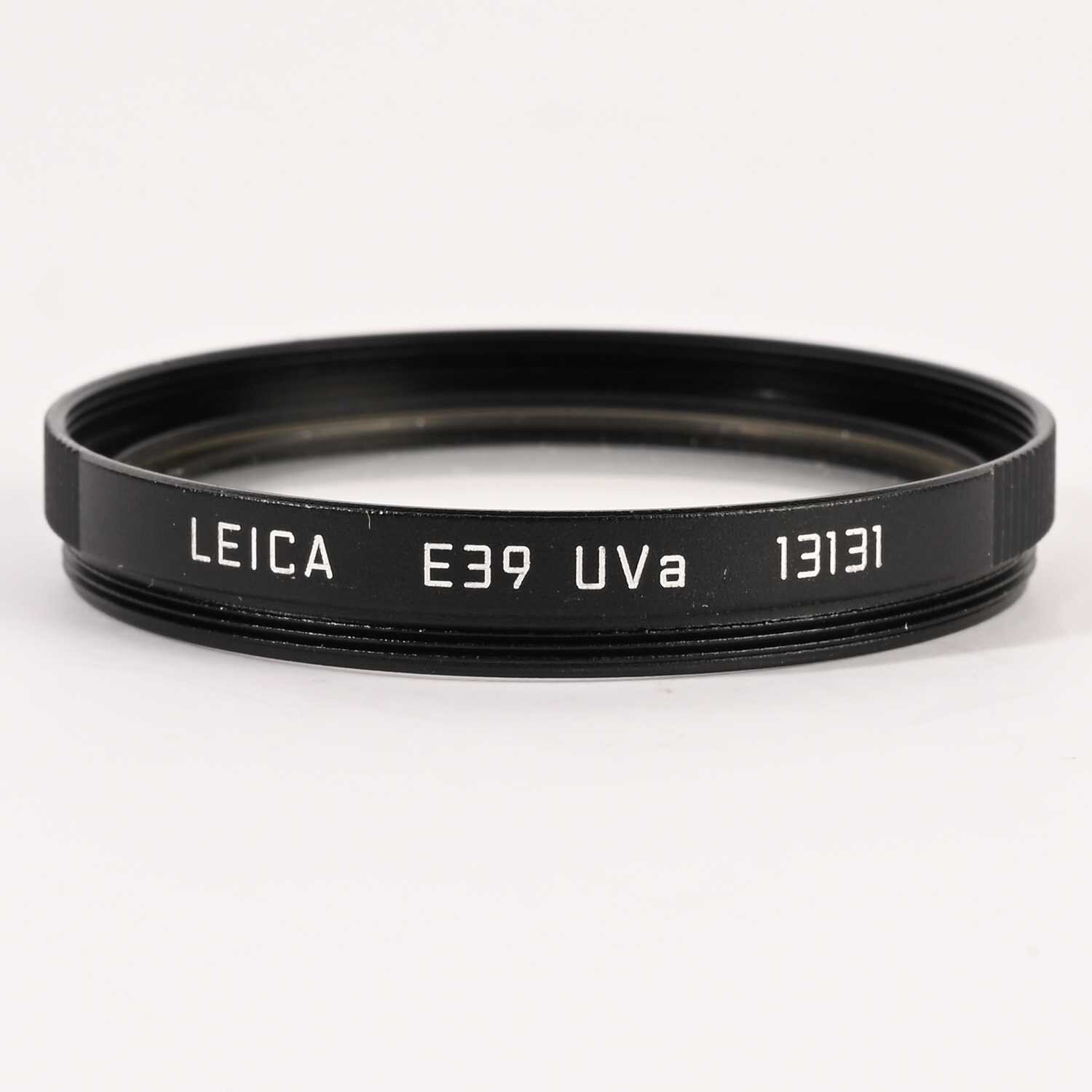 LEICA Filter UVa E39 schwarz