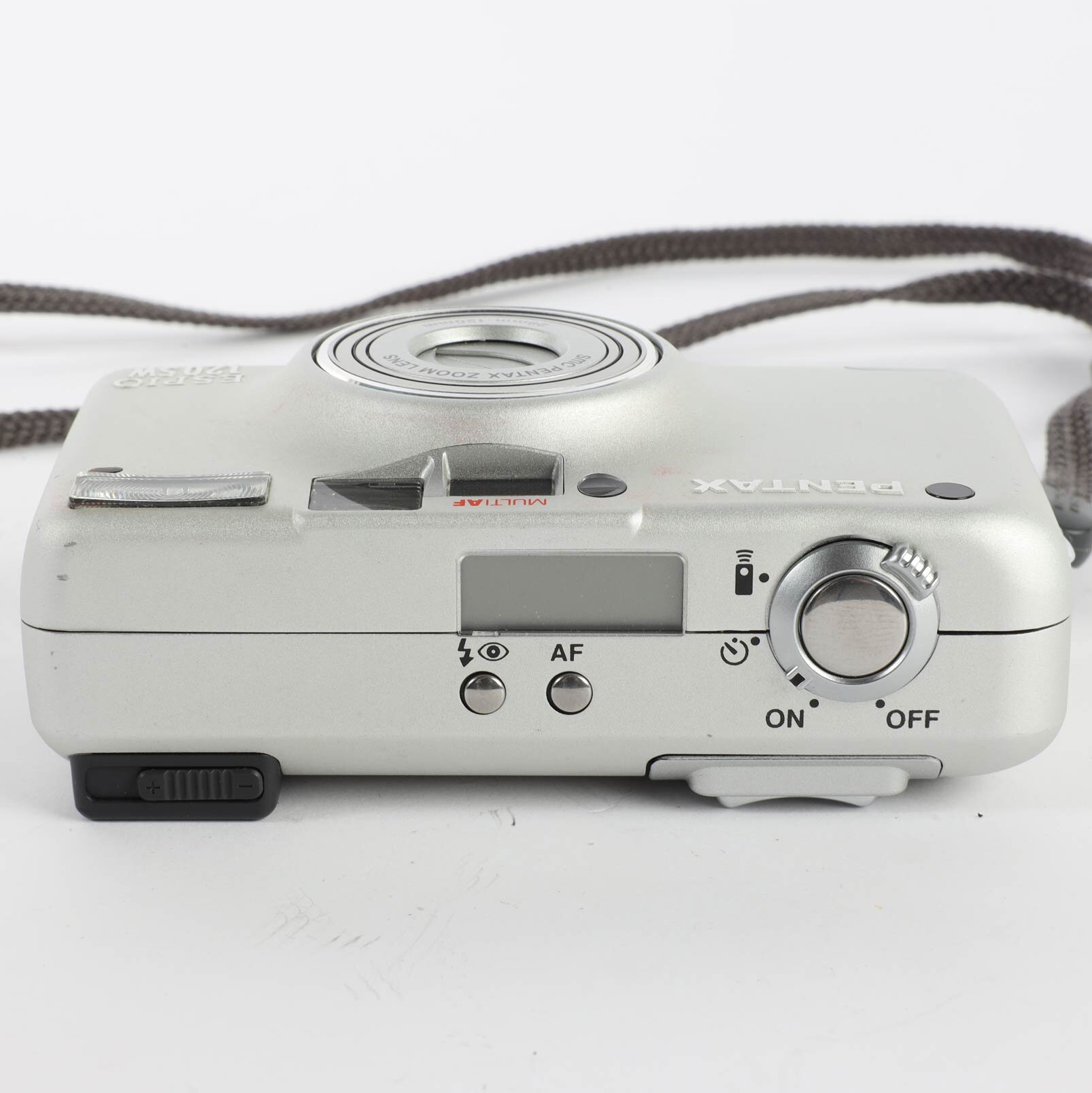 Pentax Espio 120SW Analoge Kamera Panorama Funktion Silber