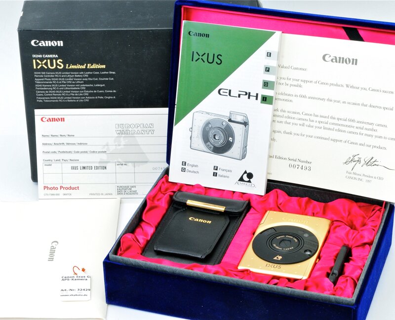 Canon Ixus Gold Edition APS-Kamera