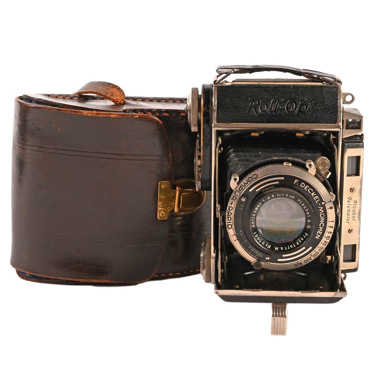 Plaubel Roll-Op II Anticomar 1:2,8/7,5 cm Objektiv 4,5x6 cm Rollfilmkamera