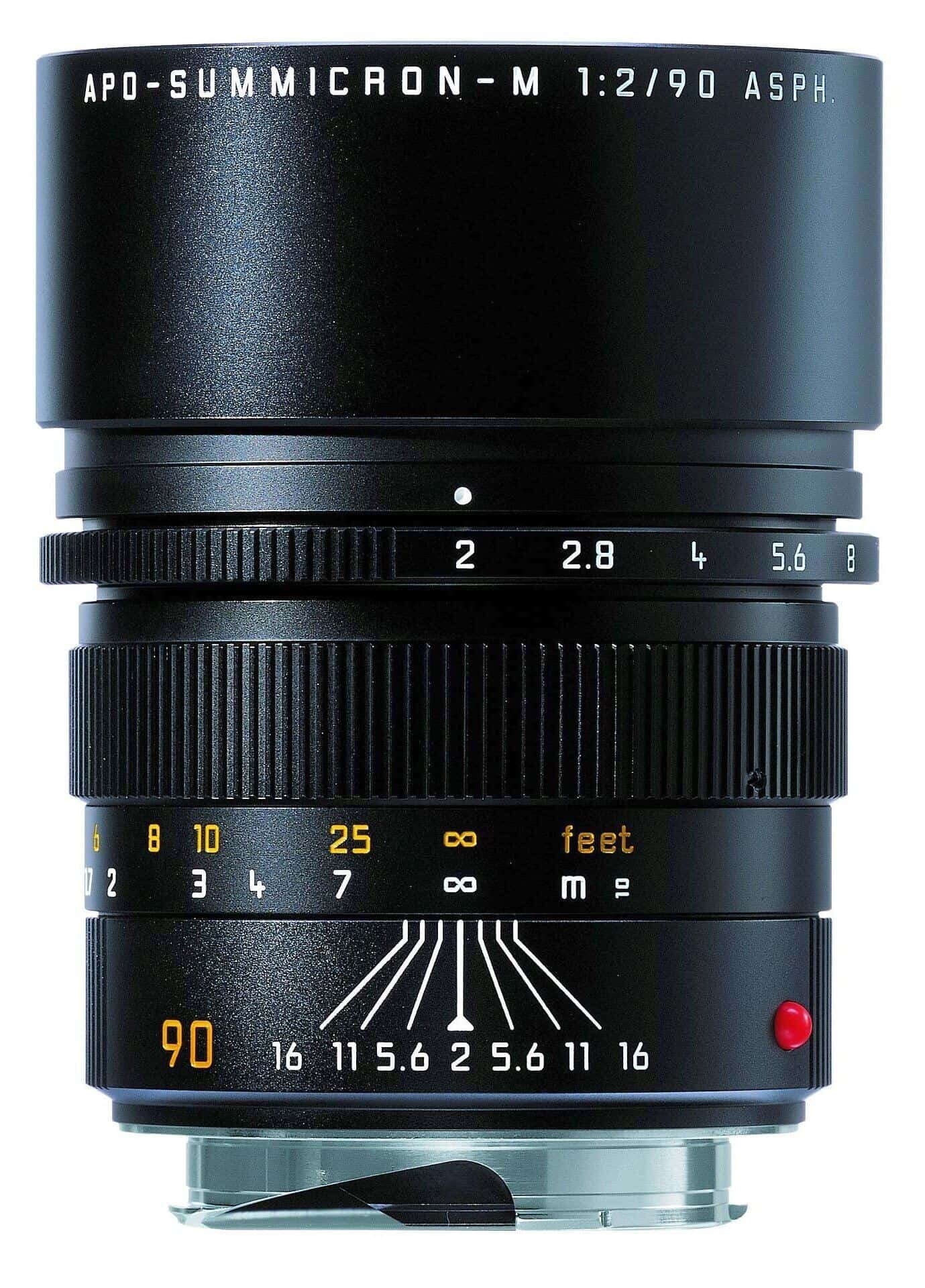 LEICA APO-SUMMICRON-M 90mm 1:2 ASPH. schwarz eloxiert