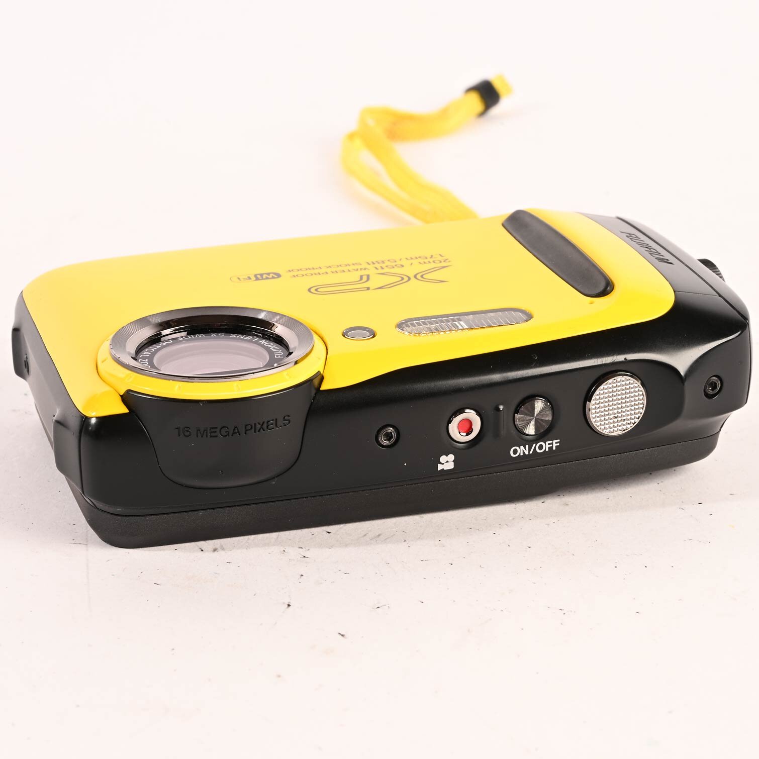 Fujifilm FinePix XP130 16.4MP Waterproof Digital Camera gelb schwarz