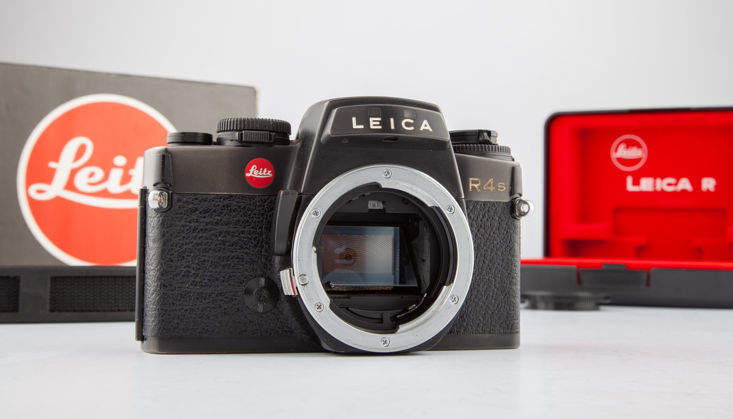Leica R4S Gehäuse schwarz OVP