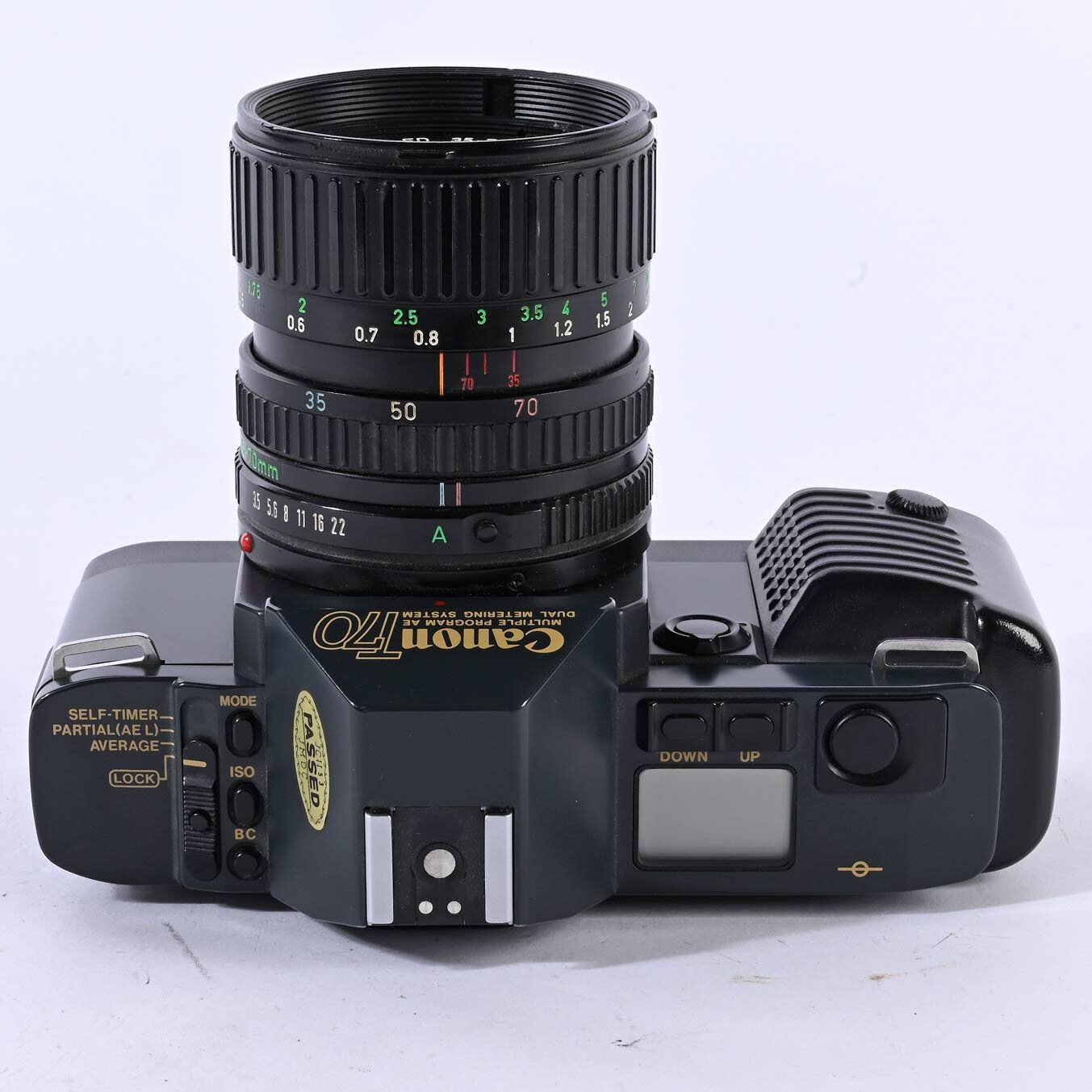 Canon T70 SLR Multiple program  Canon Zoom Lens FD 35-70mm