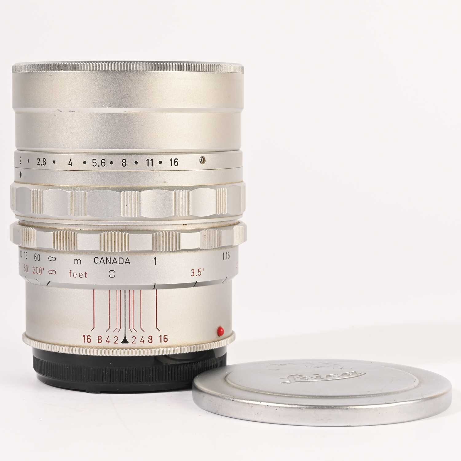 Leica Leitz Canada Summicron M 2/90 rare silber short version