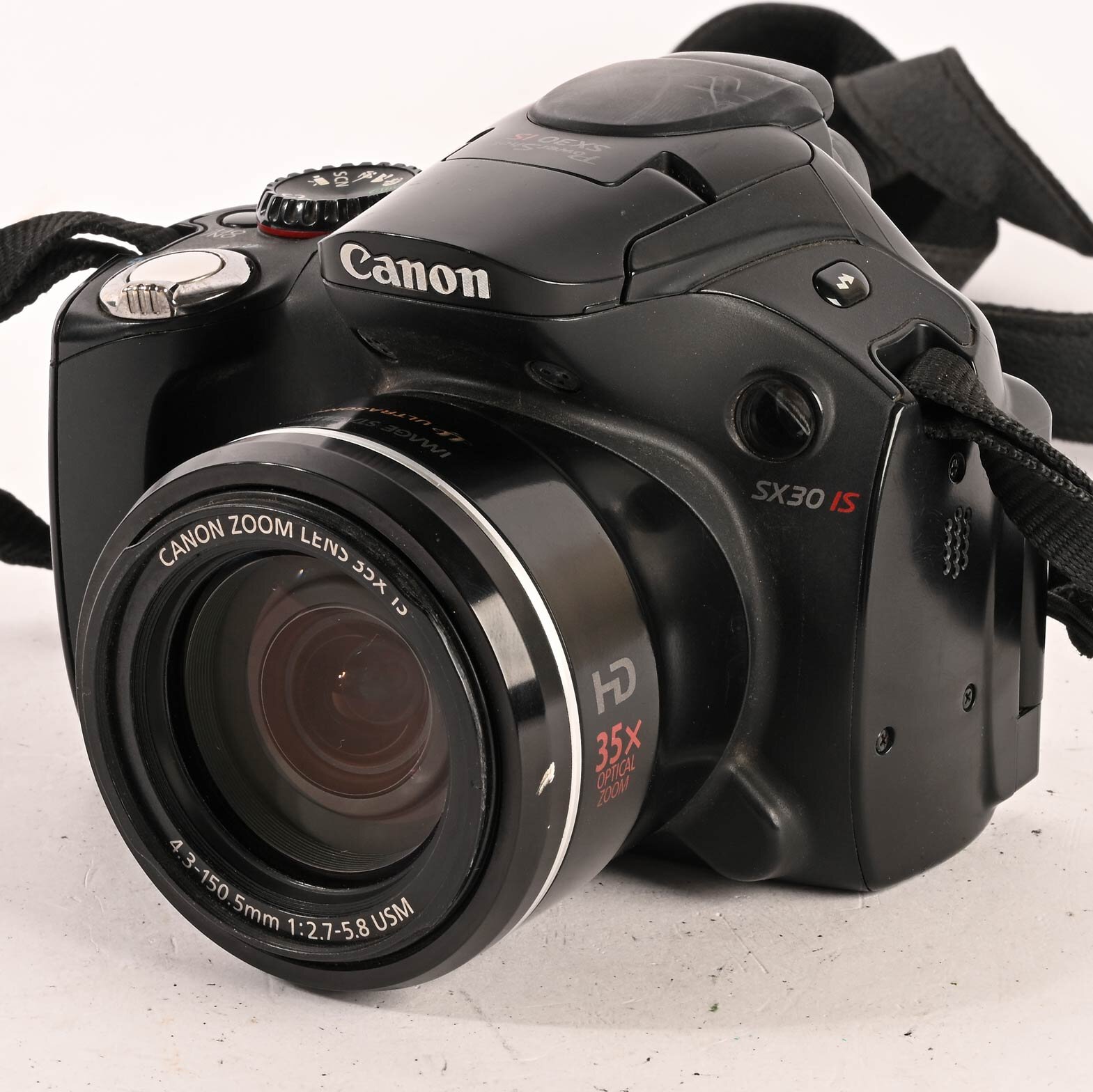 Canon PowerShot SX30 IS mit Ultrasonic 35x IS 4.3-150.5mm 1:2.7-5.8 14.1 MP HD