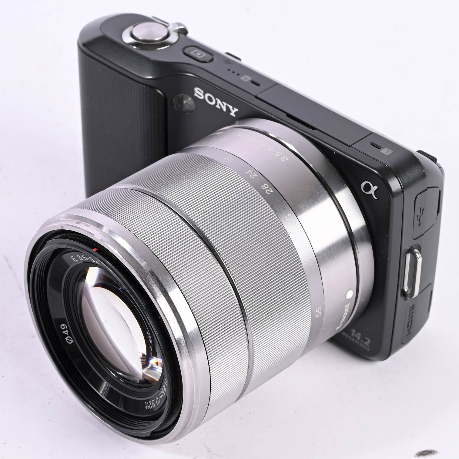 SONY Alpha NEX-3 Digitalkamera 14,2 MP SONY Objektiv 18-55mm 3.5-5.6 SEL1855