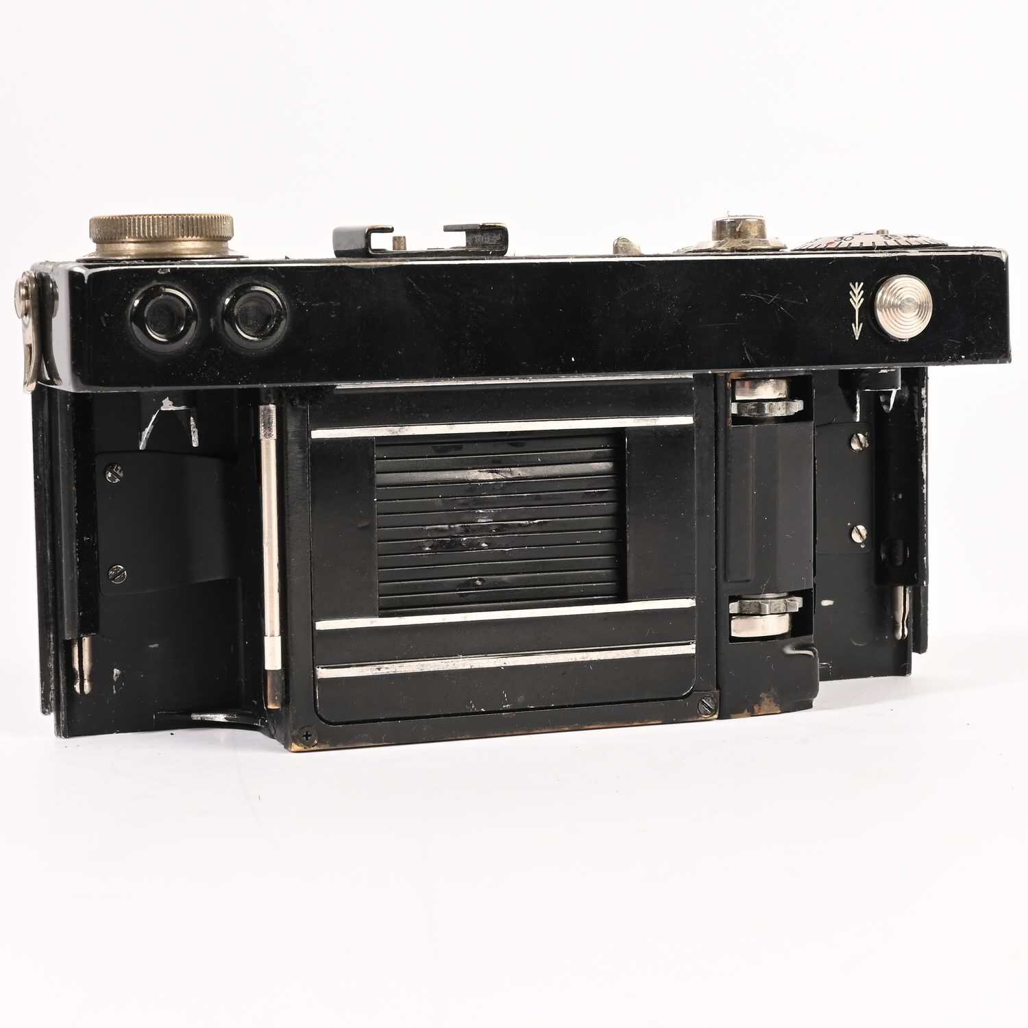 Zeiss Ikon Contax I black film camera . Zeiss Jena Tessar 2,8/5cm