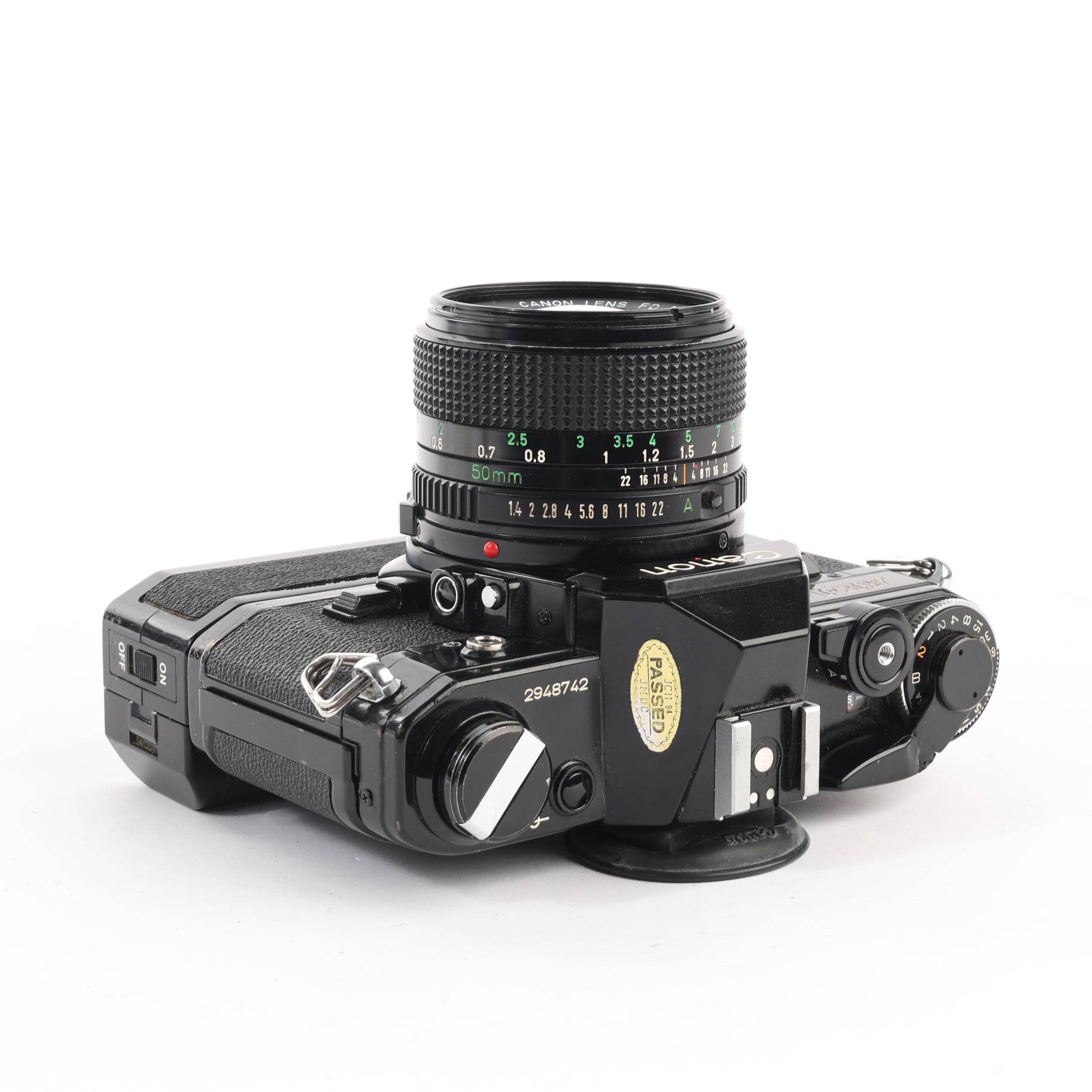 Canon AE-1 Canon Leins FD 50/1,4 black motor