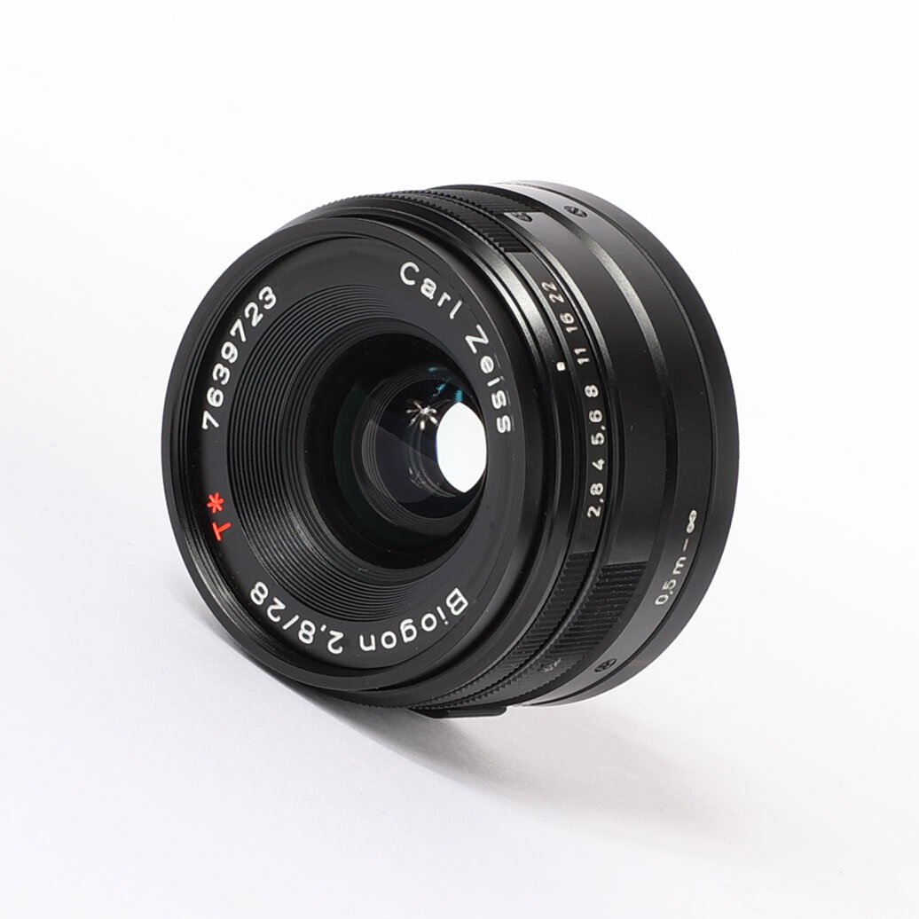 Zeiss Biogon 2.8/28mm T* Contax G1 G2 schwarz ▻ bei SHphoto.de
