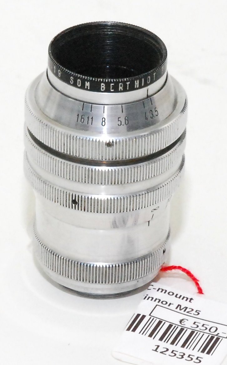 Som Berthiot C-mount 1:3,5/75 mm Cinnor M25