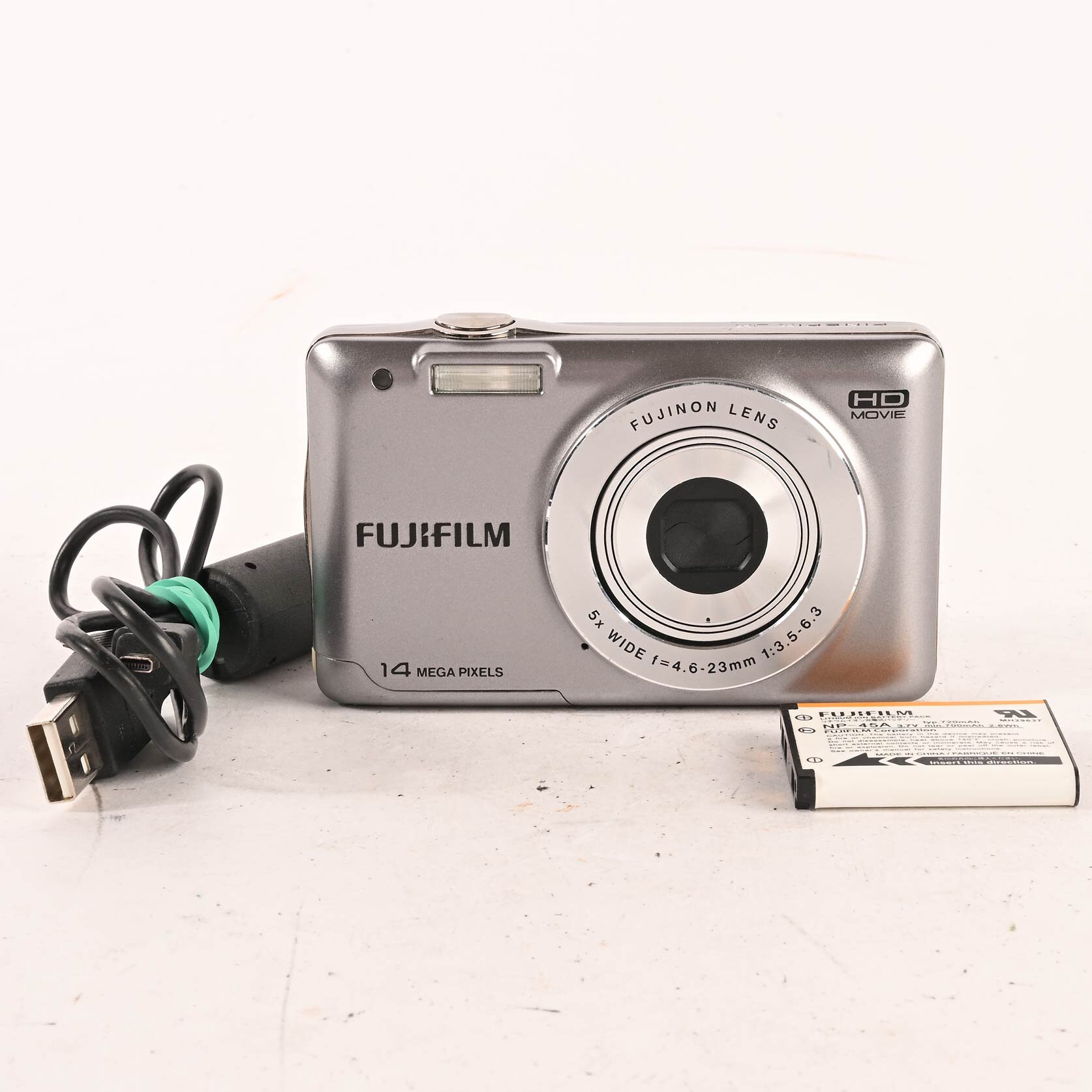 Fujifilm FinePix JX490 14MP Digitalkamera Silber