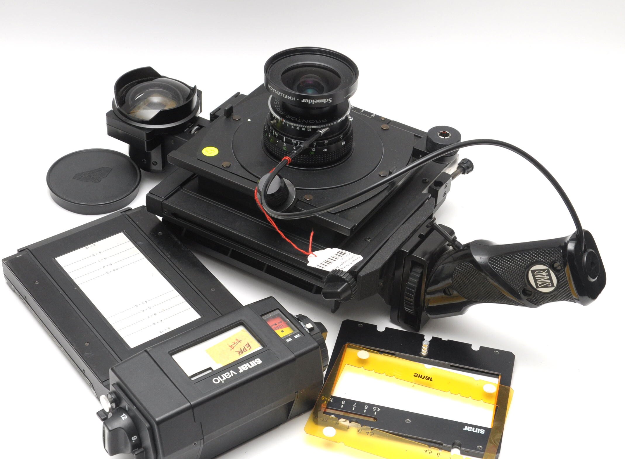 Sinar 4x5 Hand camera with Super-Angulon 5,6/65 mm lens