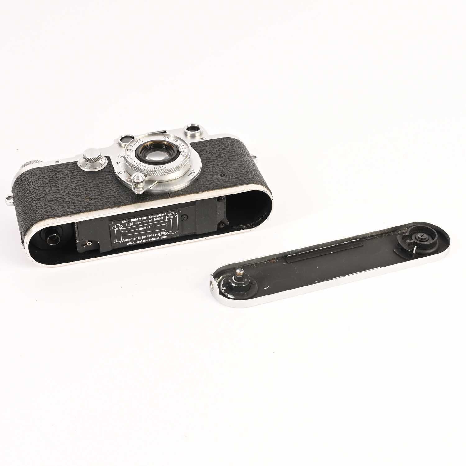 Leitz leica IIIc Krieg model Leica III c Nr. 362402 Bauj. 1939  roten Verschlusstuch