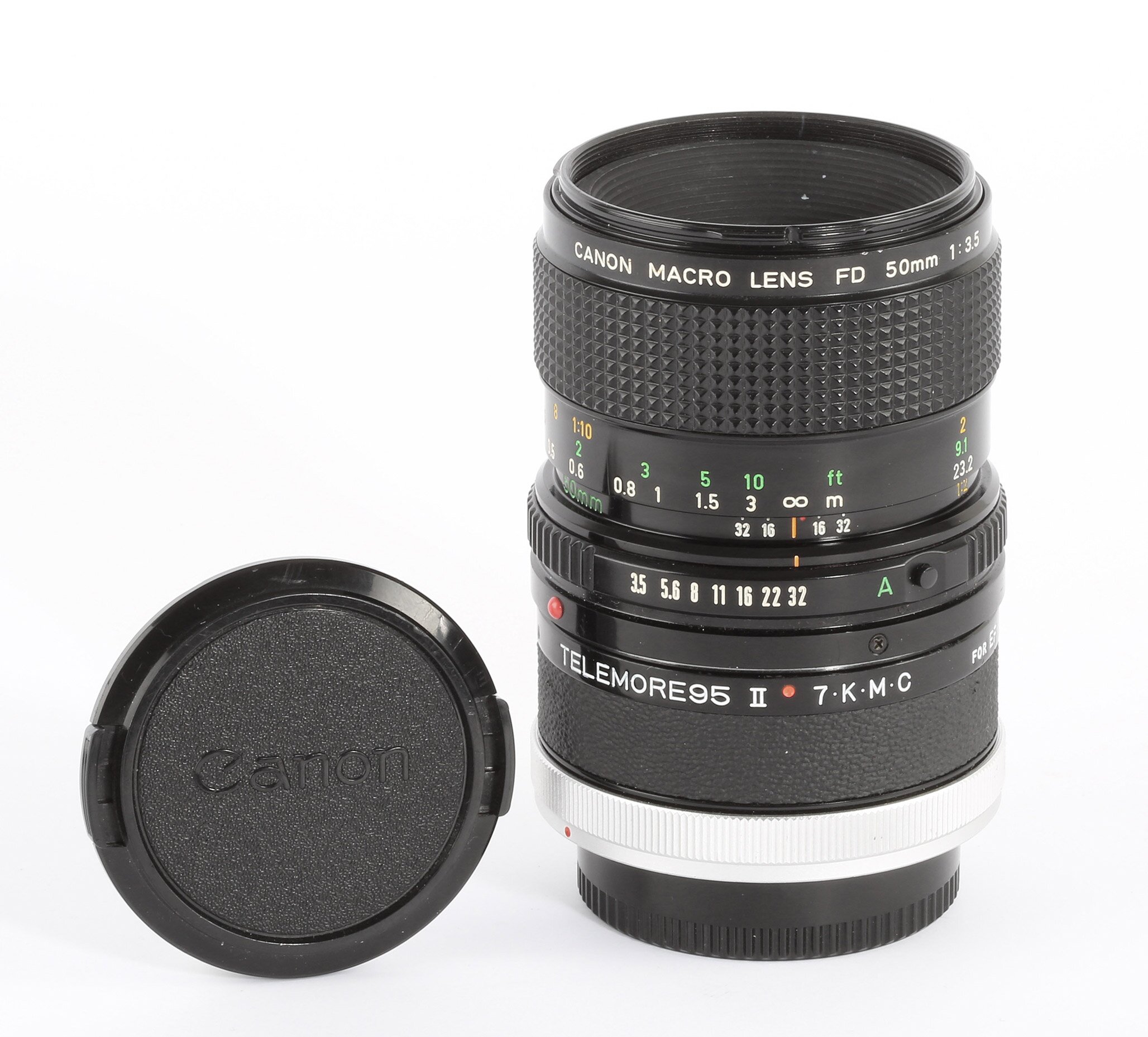 Canon FD Macro Lens 50mm 3,5 mit 1:1 Ring
