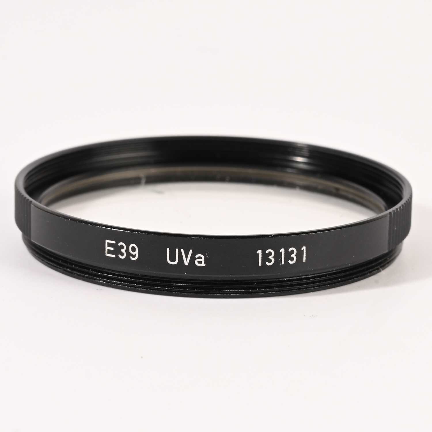 Leica Filter E39 UVa Filter black