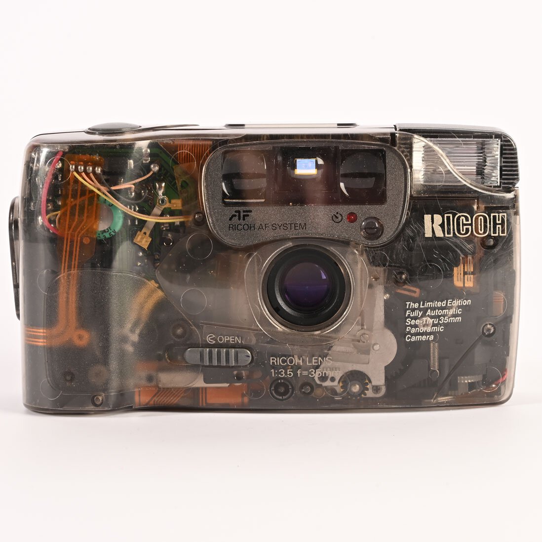 Ricoh FF-9SD Limited AF-Sucherkamera "Skeleton" transparentes Modell Nottested