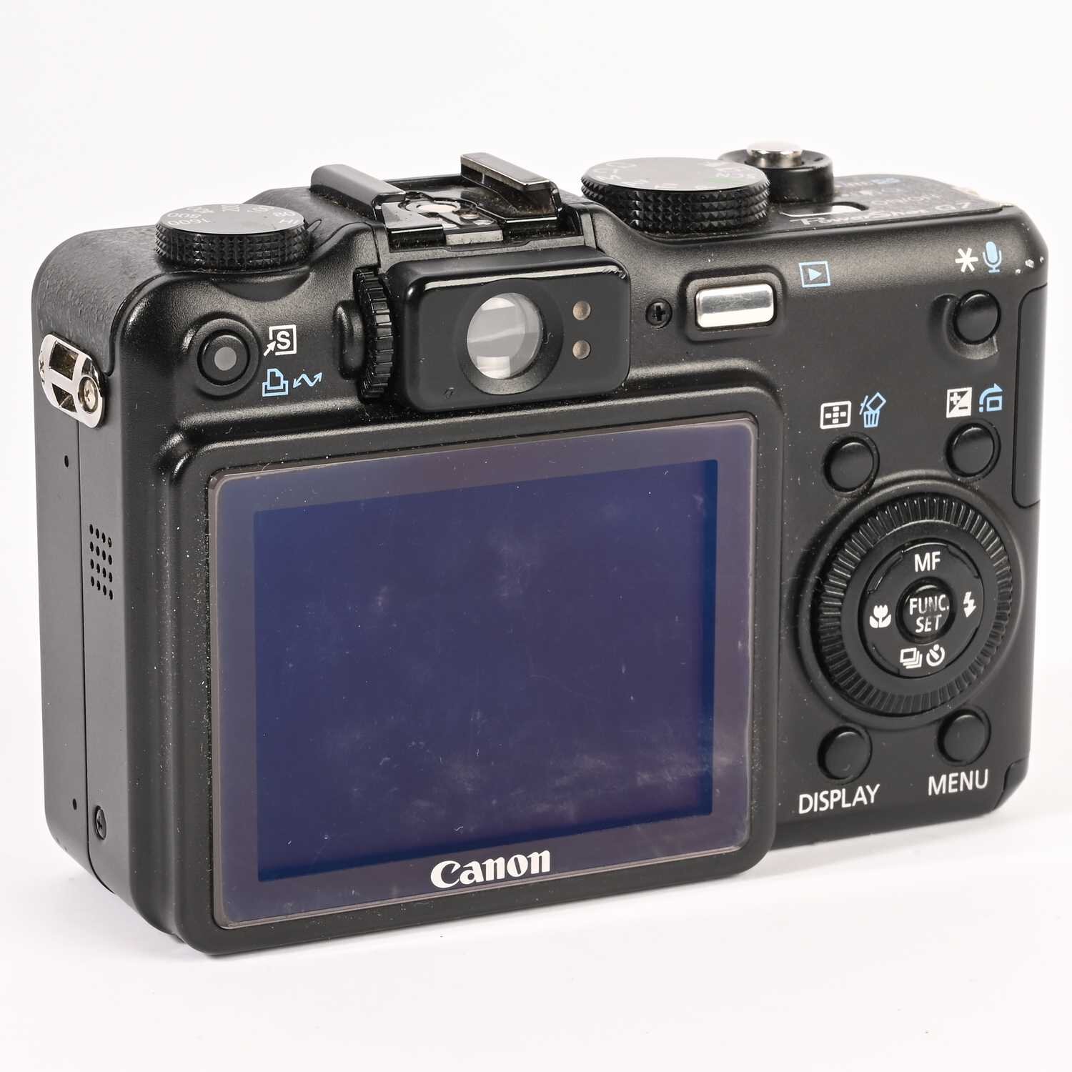 Canon PowerShot G7 kompakte Digitalkamera 10MP schwarz