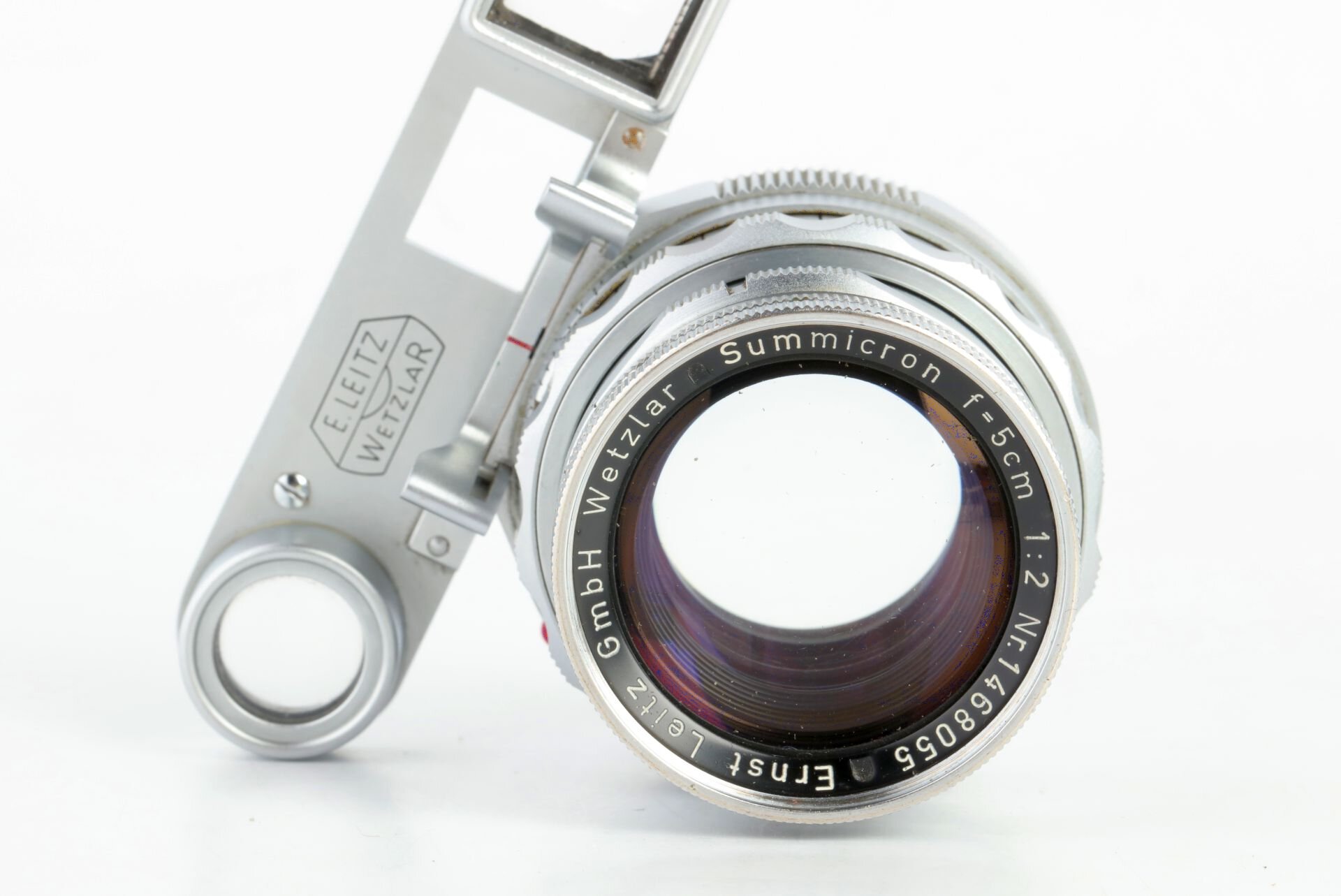 Leica M Summicron-M 2/50mm mit Brille chrom dual range 11918
