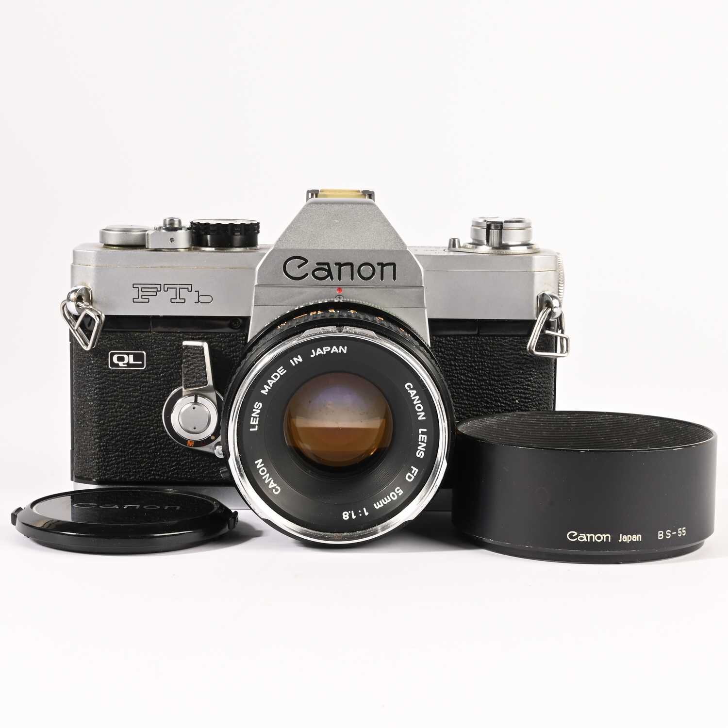 Canon FTb QL analoge Spiegelreflexkamera 35 mm Canon FD 50 mm F/1.8 Objektiv