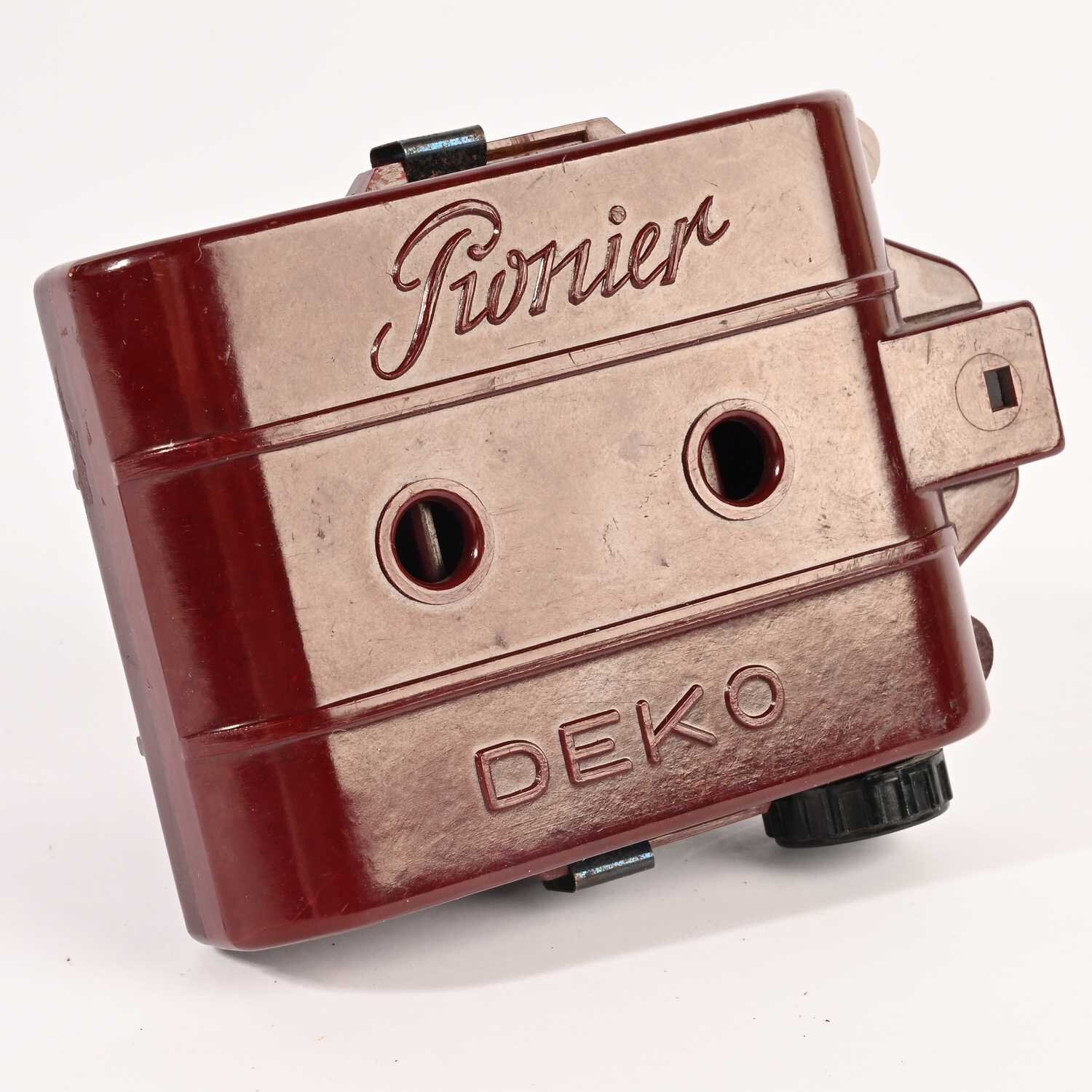 Pionier Deko Bakelite Kamera VEB Kodak Berlin braun