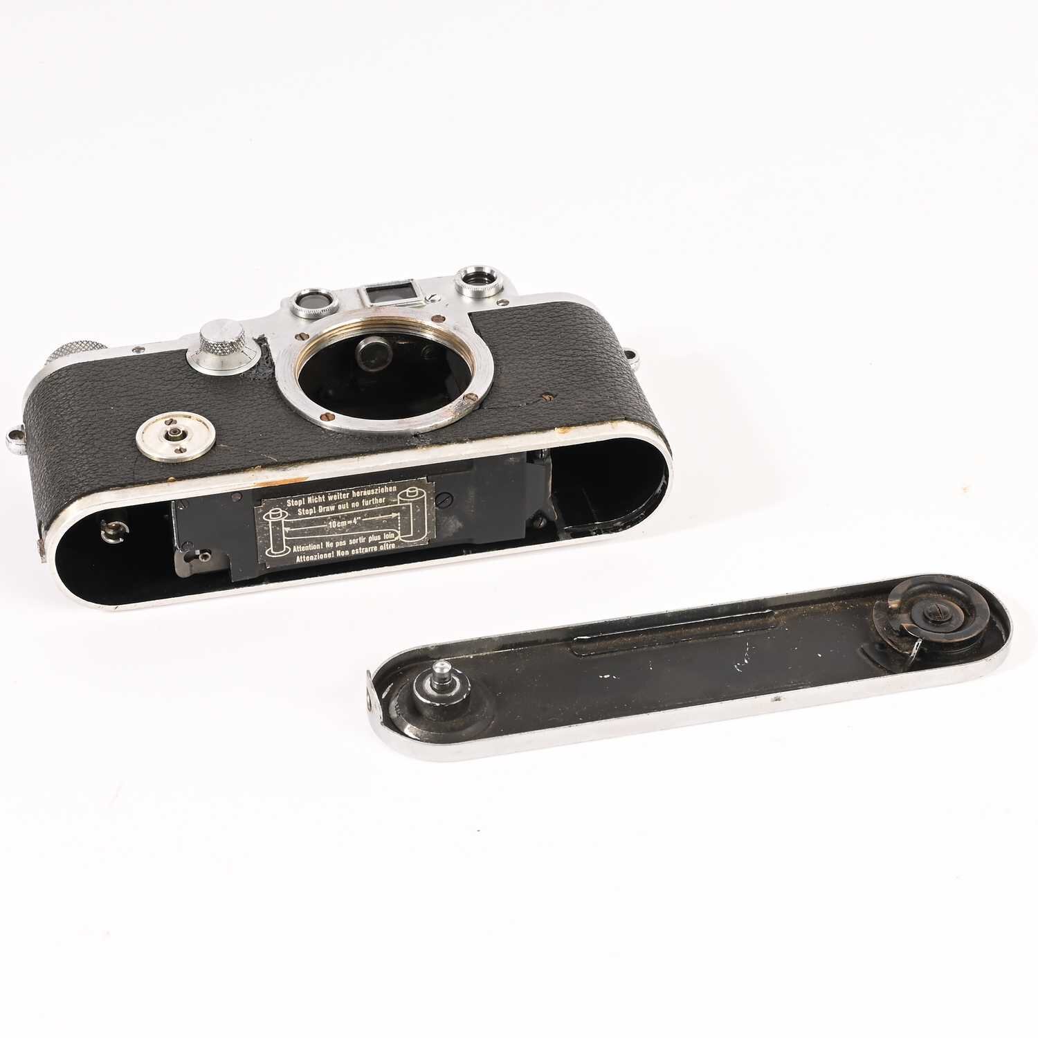 Leitz Leica IIIC war camera red curtain WK2 body Nr.371098 Baujahr 1941