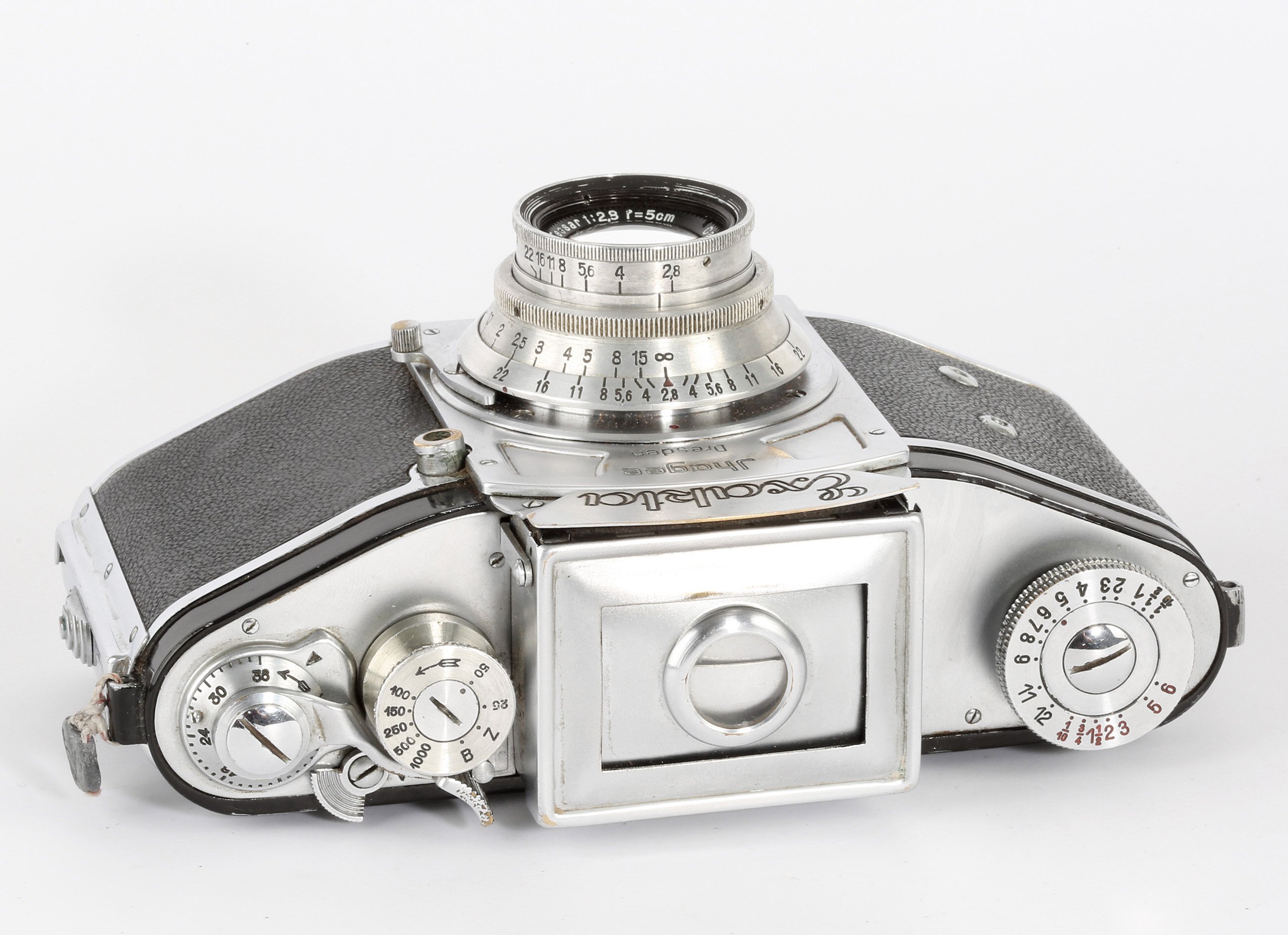 Exakta Jhagee Dresden  Carl Zeiss Jena 50mm 2,8