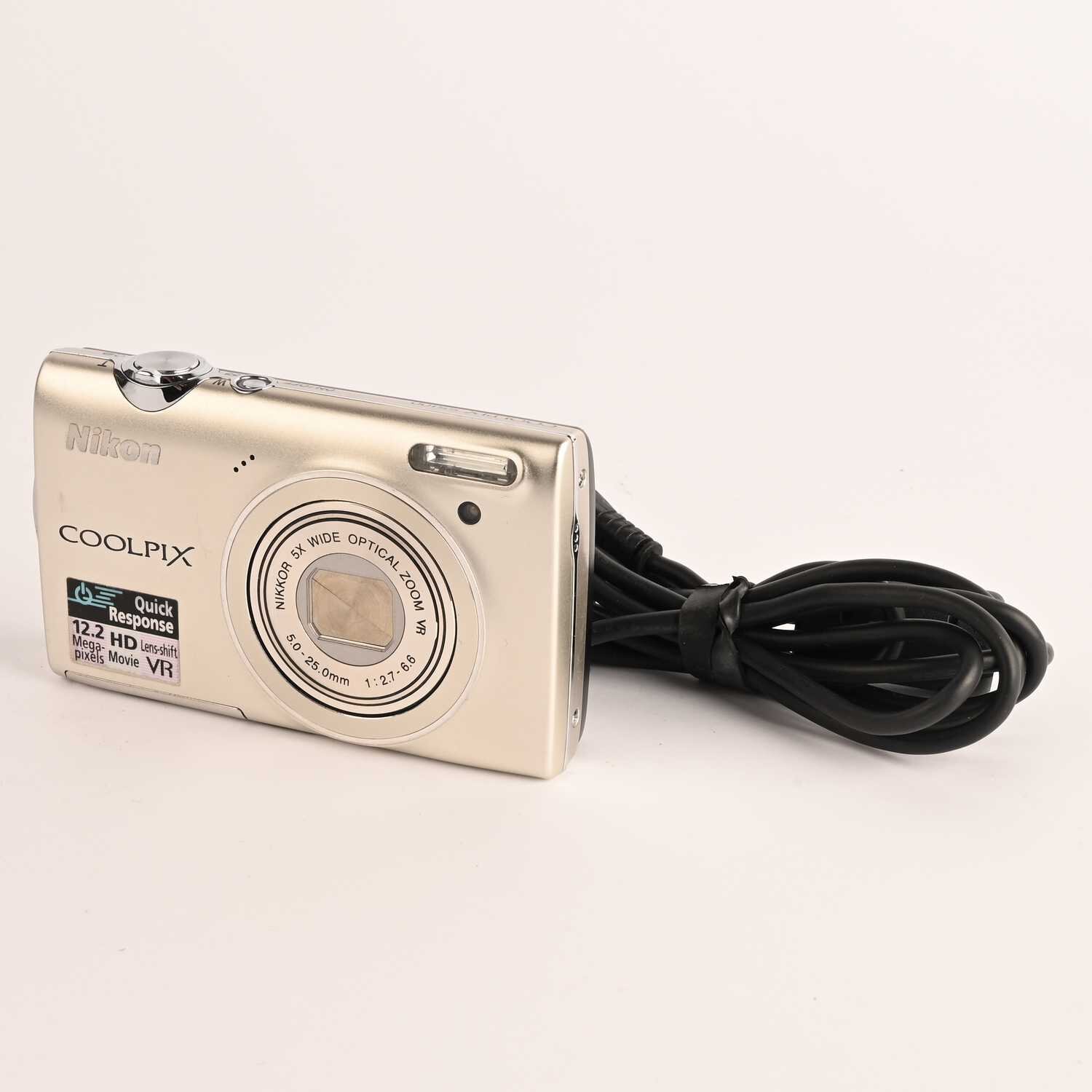 NIKON Coolpix S5100 Digitalkamera 12.2 Megapixel schwarz