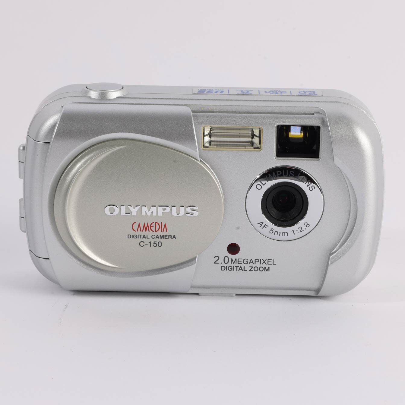Olympus Camedia C-150 2.0MP Kompakt Digitalkamera Silber