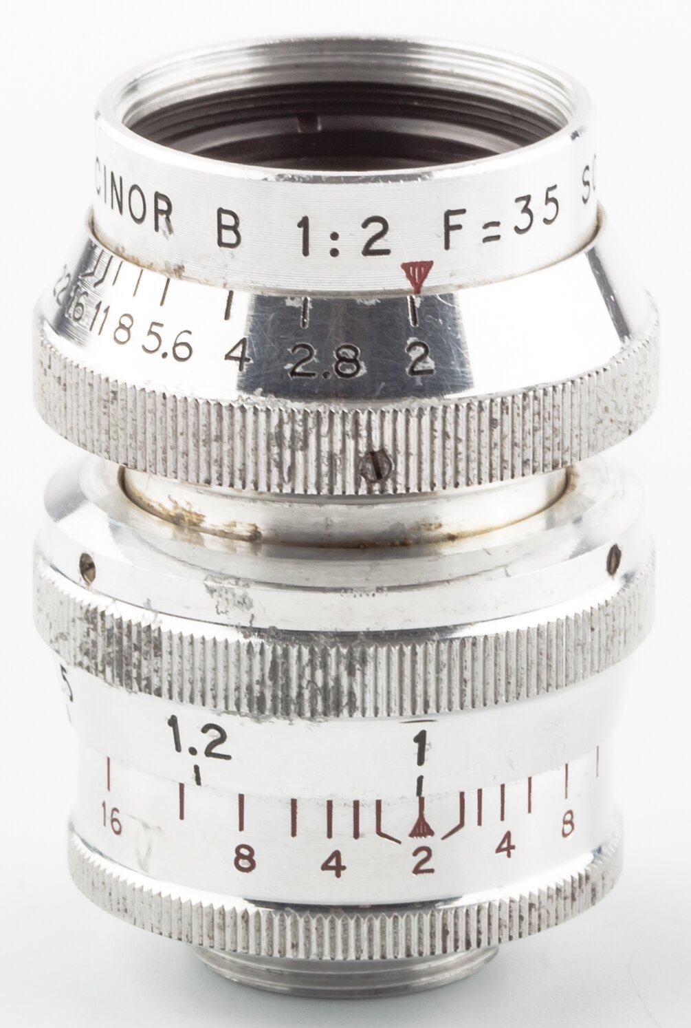 SOM Berthiot Objektiv Cinor B 35mm 2 d-mount