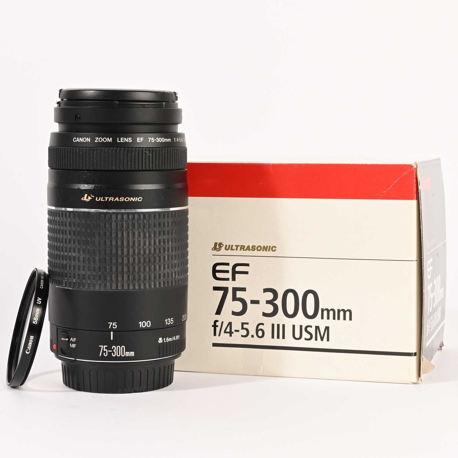 Canon EF 75-300 mm F/4-5.6 III USM Teleobjektiv für Canon EOS